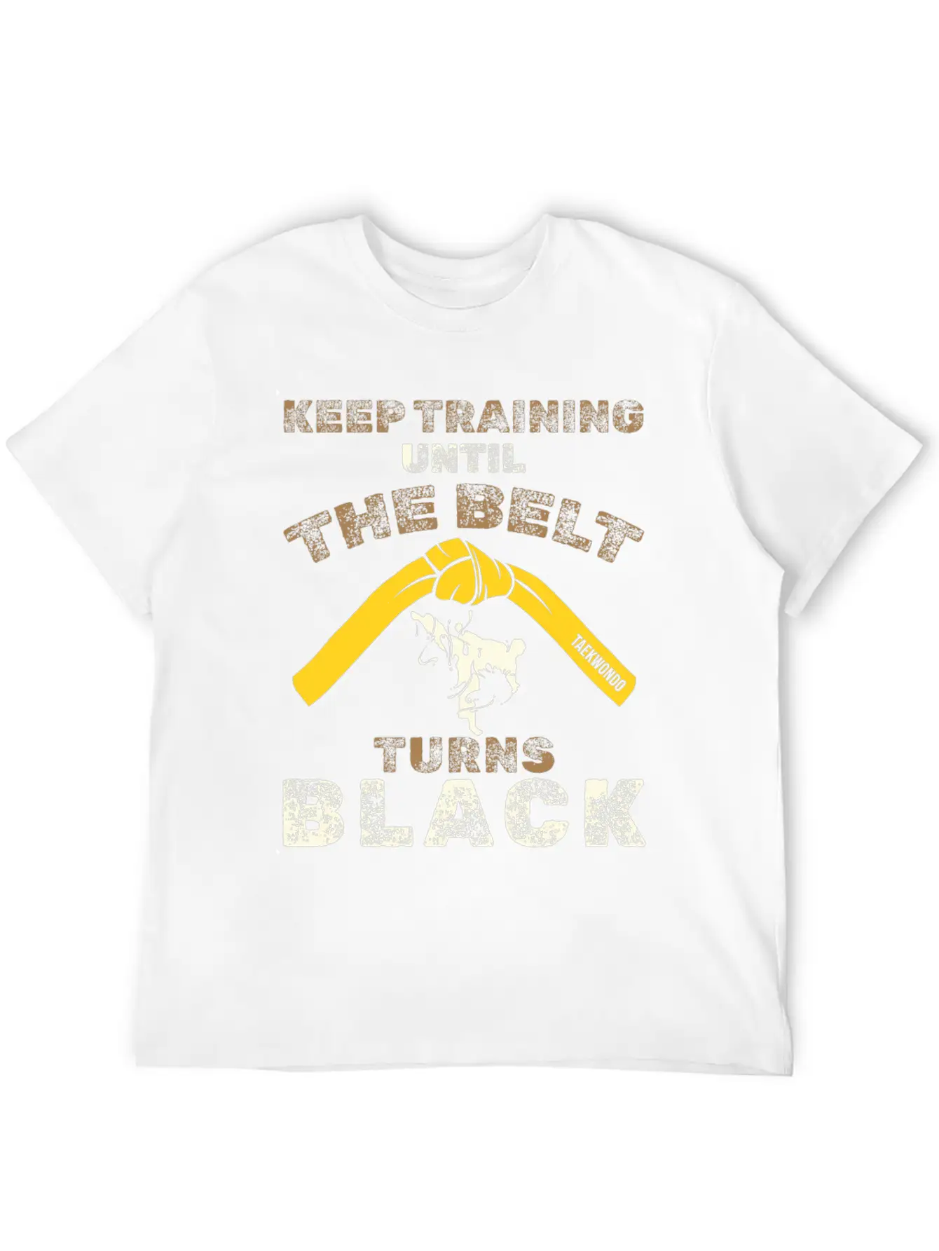Black Belt: Stay Motivated Martial Arts Taekwondo Basic Graphic T-Shirt ¨C Daily Comfort In Soft Cotton