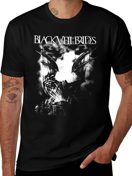 Black Metal Awesome Band Basic Graphic T-Shirt ¨C Daily Comfort In Soft Cotton