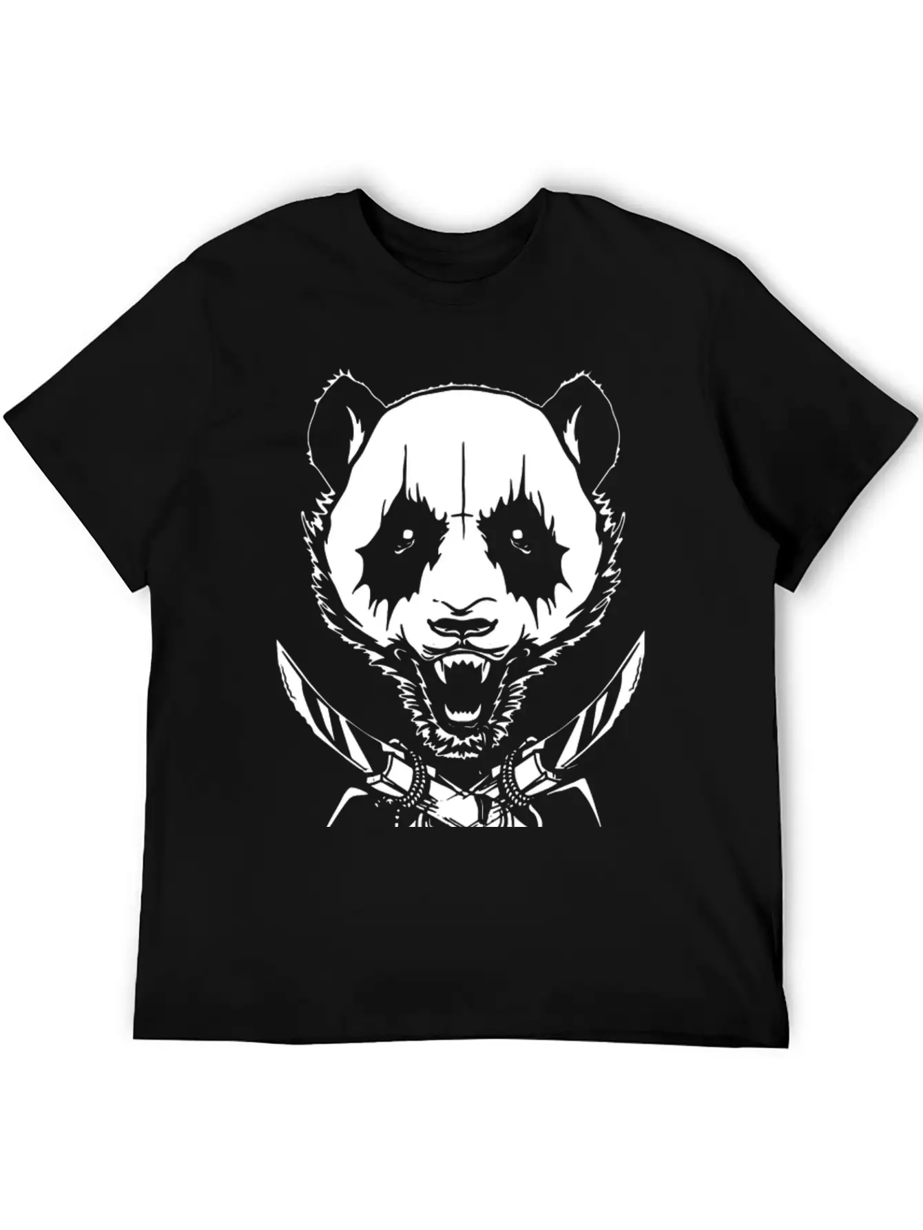 Black Metal Panda Soft Cotton Short Sleeve Tee ¨C Unisex Wardrobe Staple