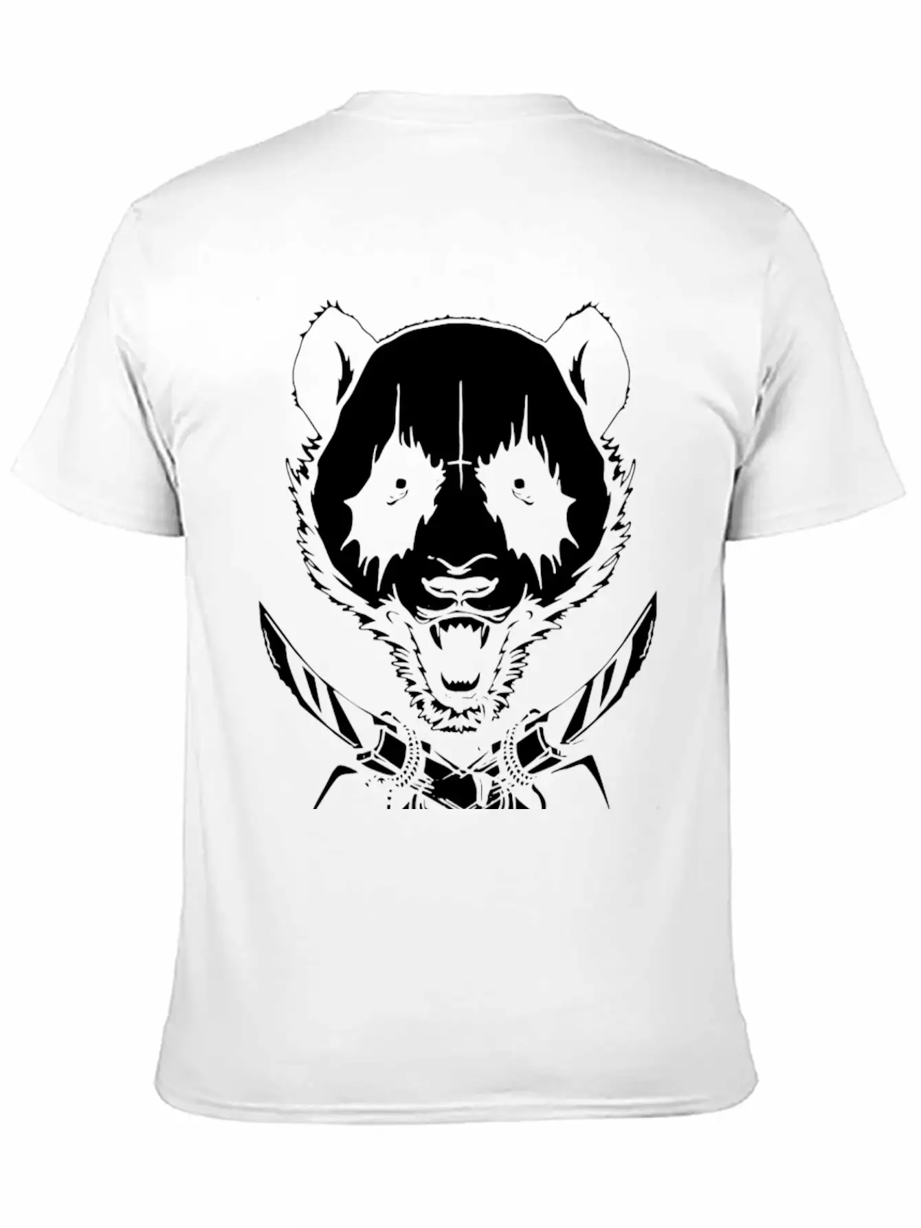 Black Metal Panda Soft Cotton Short Sleeve Tee ¨C Unisex Wardrobe Staple