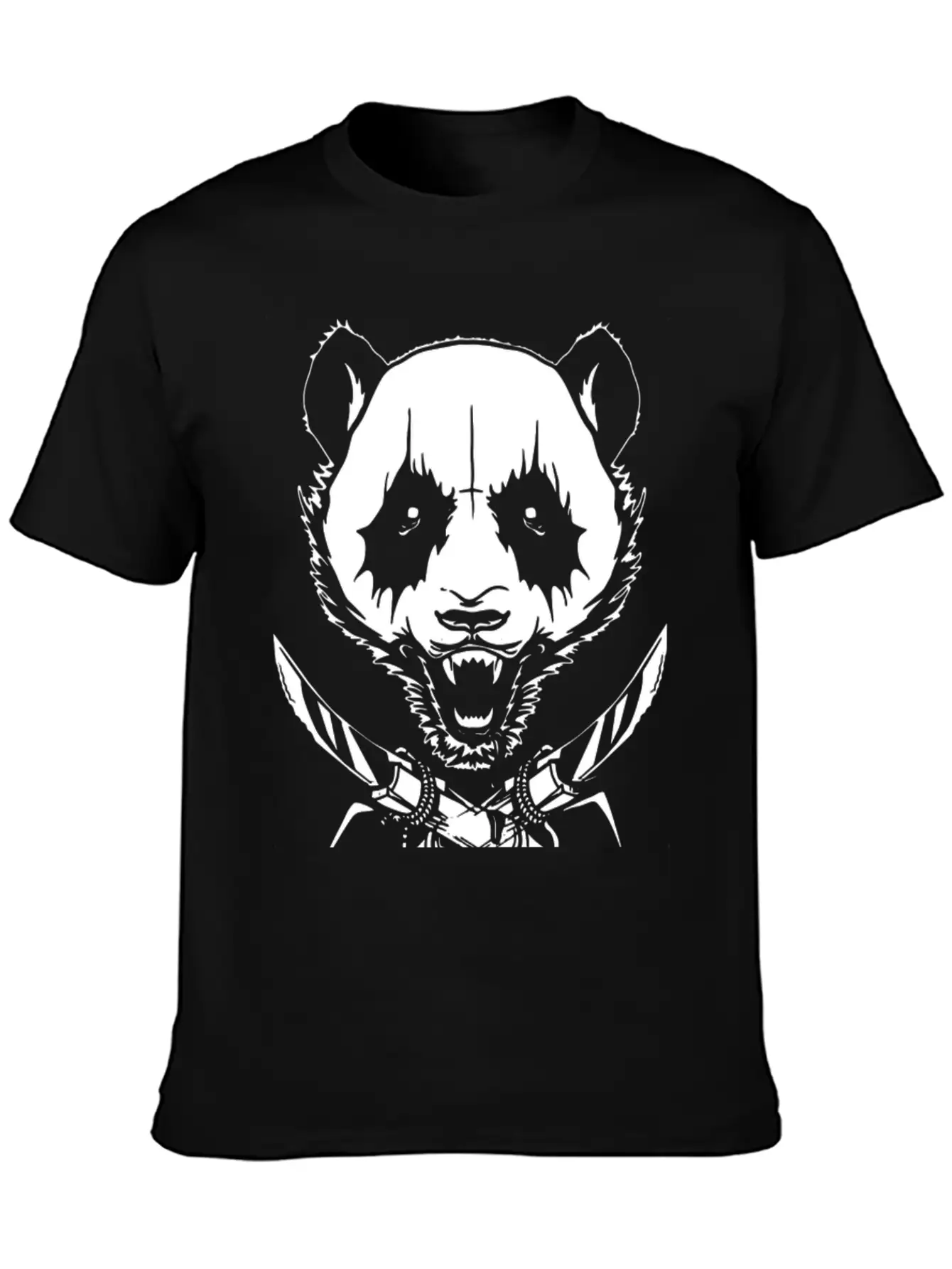 Black Metal Panda Soft Cotton Short Sleeve Tee ¨C Unisex Wardrobe Staple