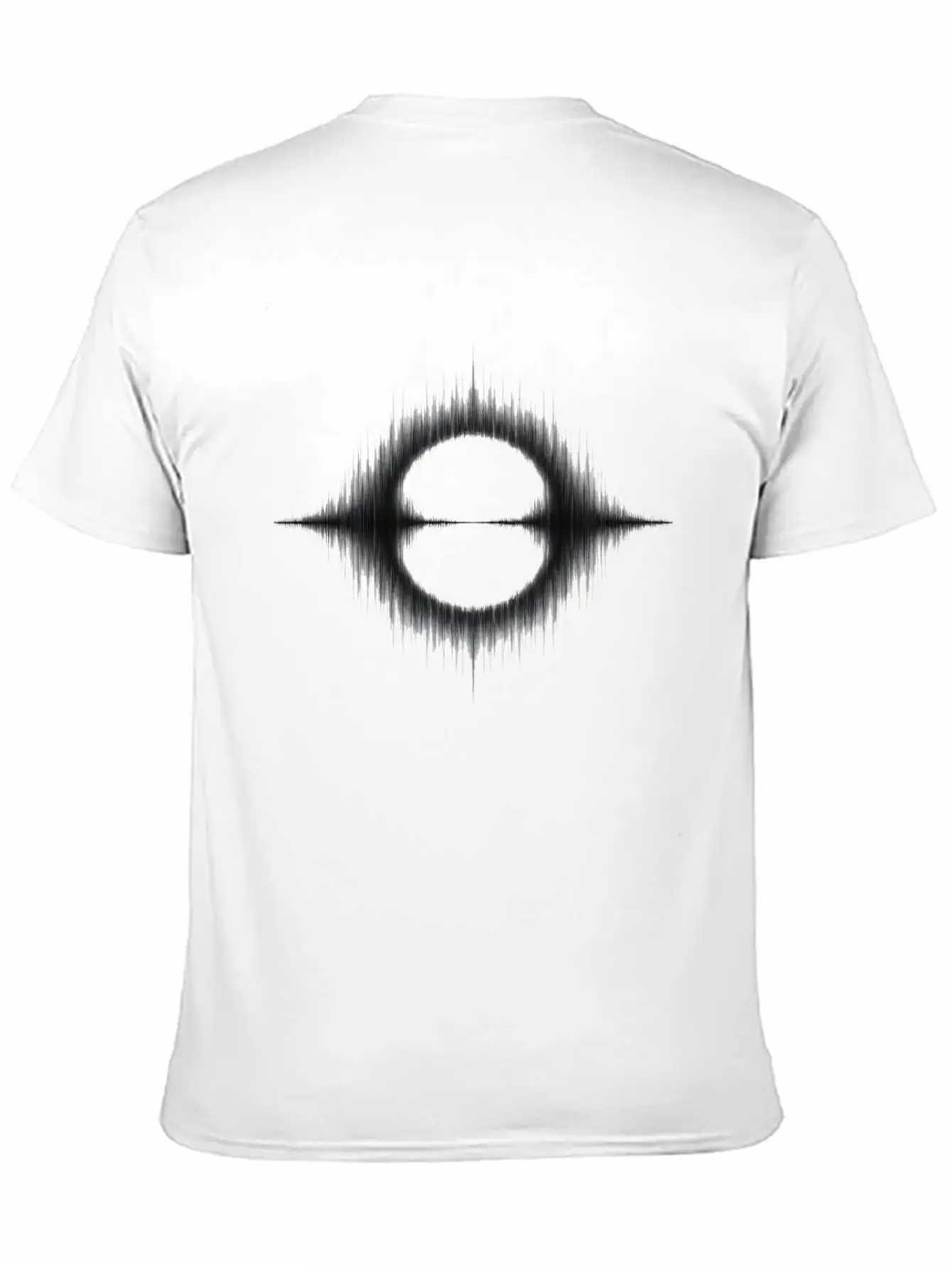 Blackhole Sound Wave Essential Cotton Tee For Daily Outfits ¨C Unisex Style