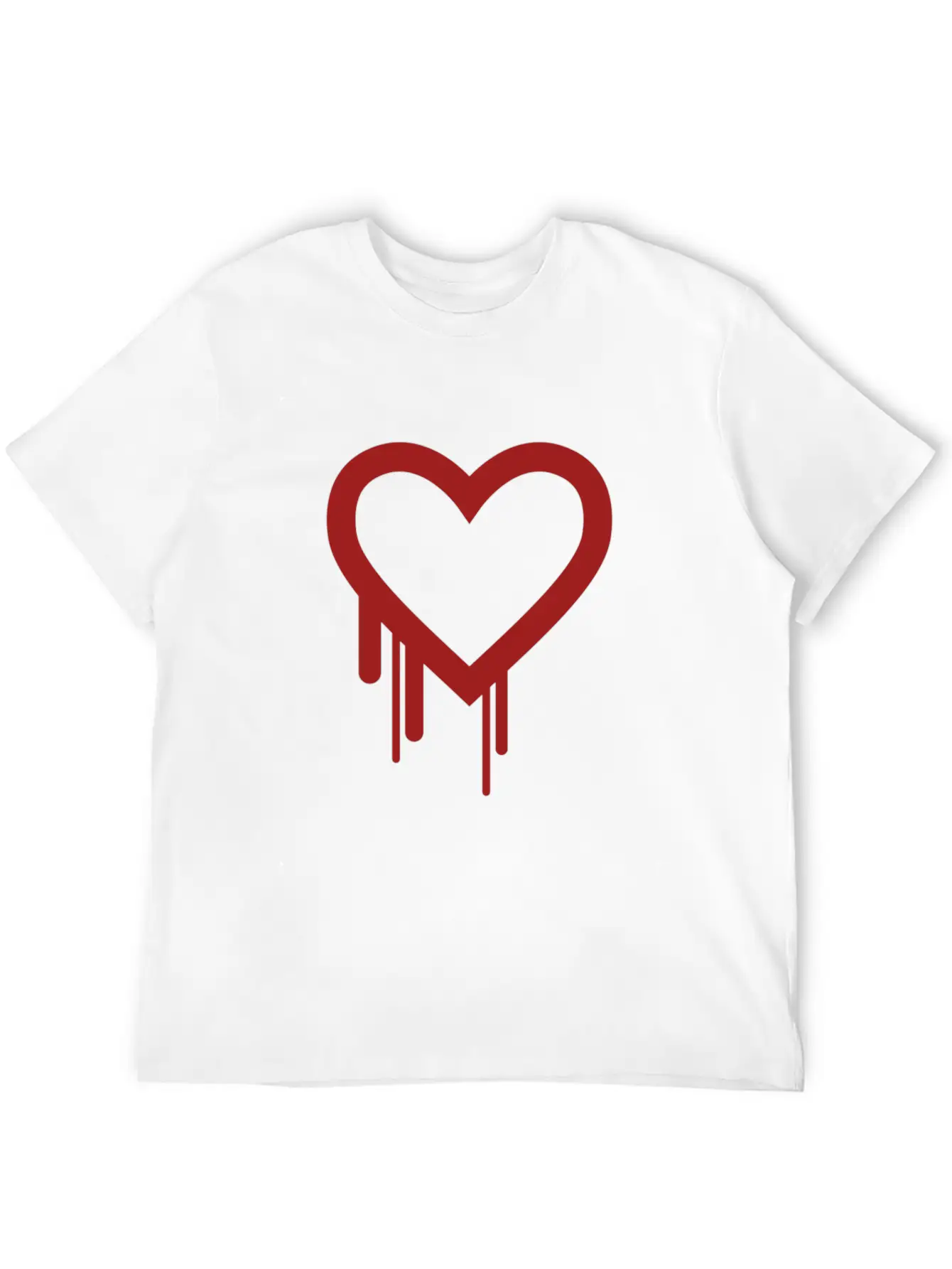 Bleeding Heart. Essential Cotton Tee For Daily Outfits ¨C Unisex Style