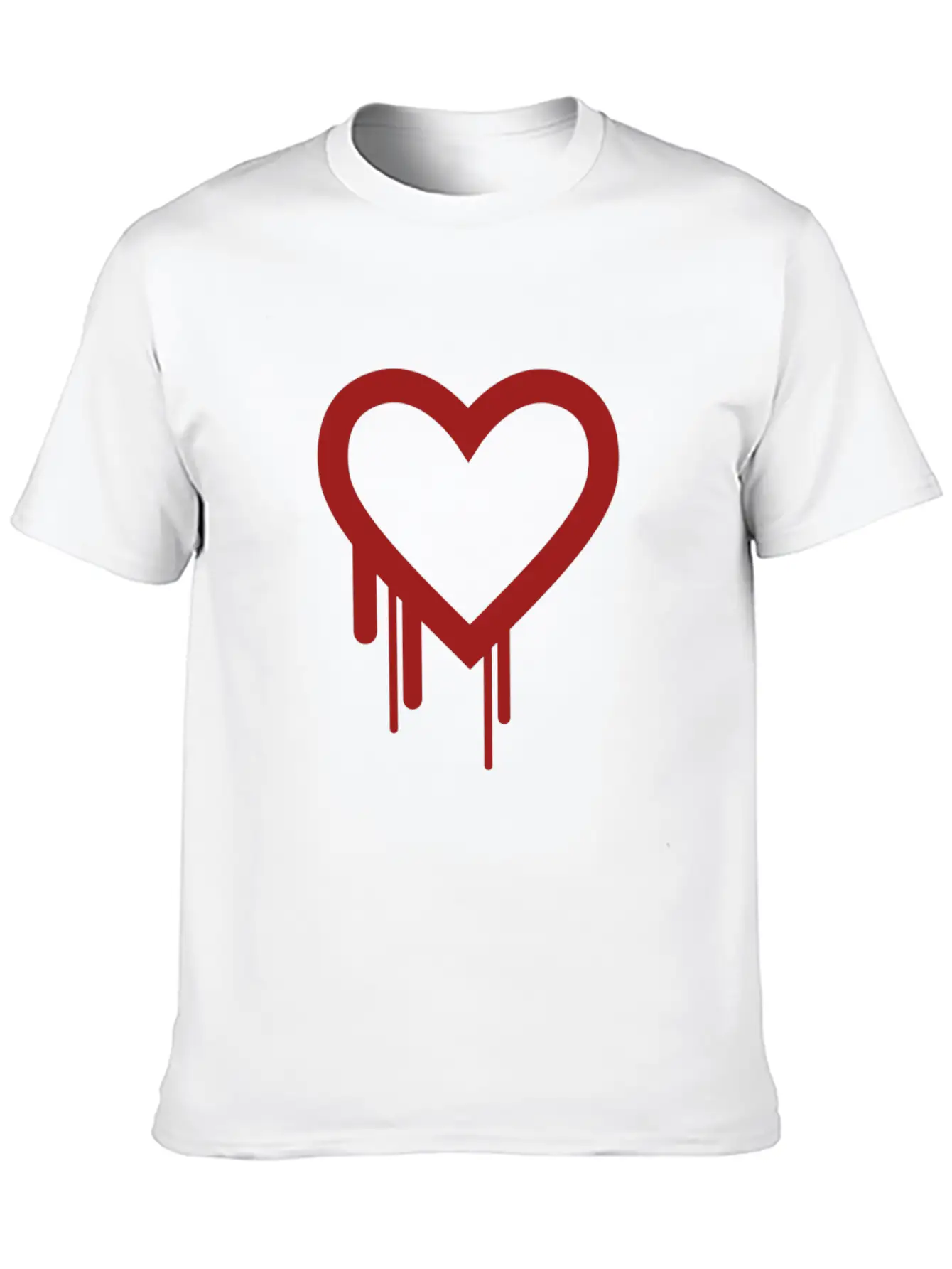 Bleeding Heart. Essential Cotton Tee For Daily Outfits ¨C Unisex Style