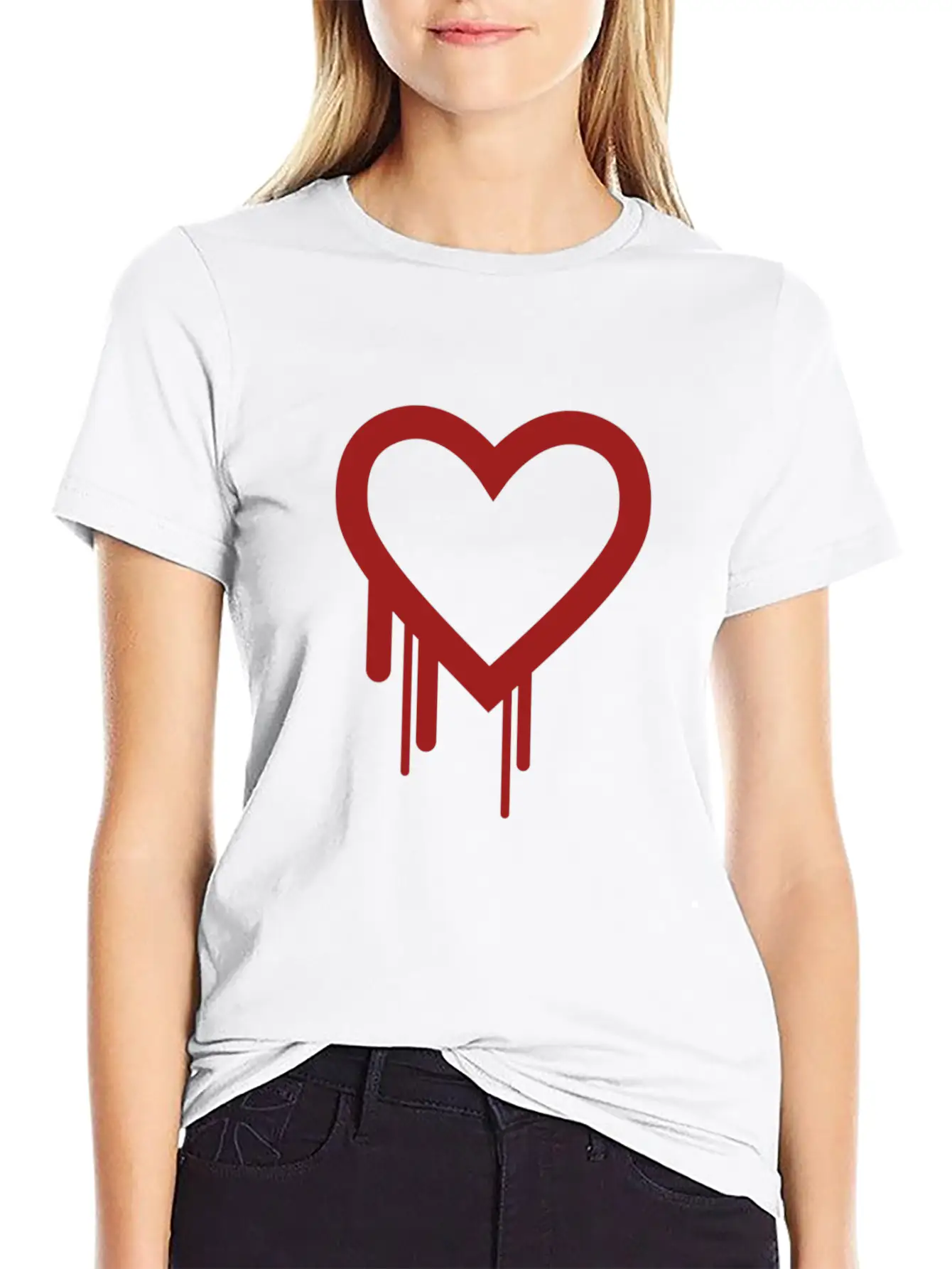 Bleeding Heart. Essential Cotton Tee For Daily Outfits ¨C Unisex Style