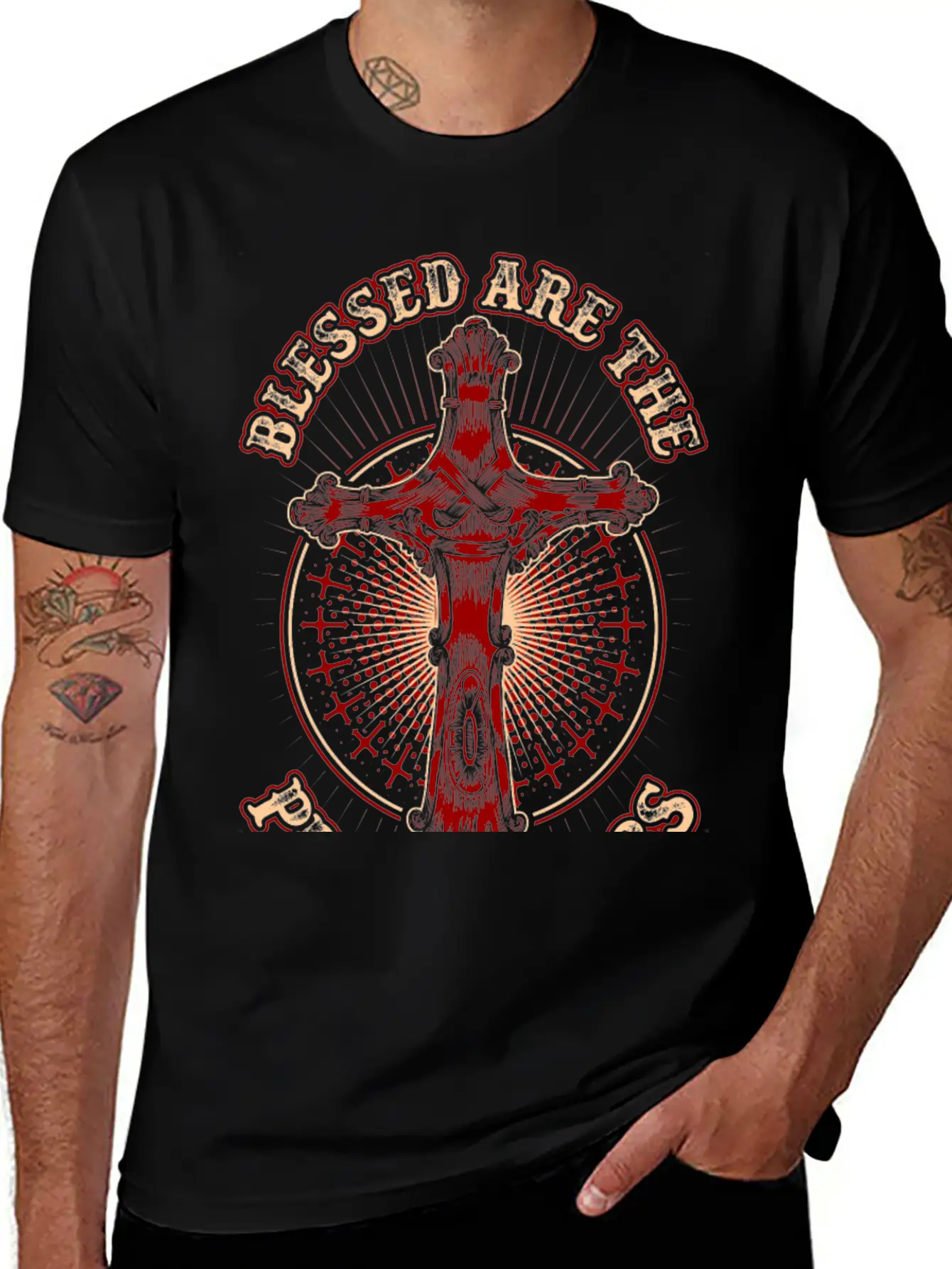 Blessed Are The Peacemakers Essential Cotton Tee For Daily Outfits ¨C Unisex Style