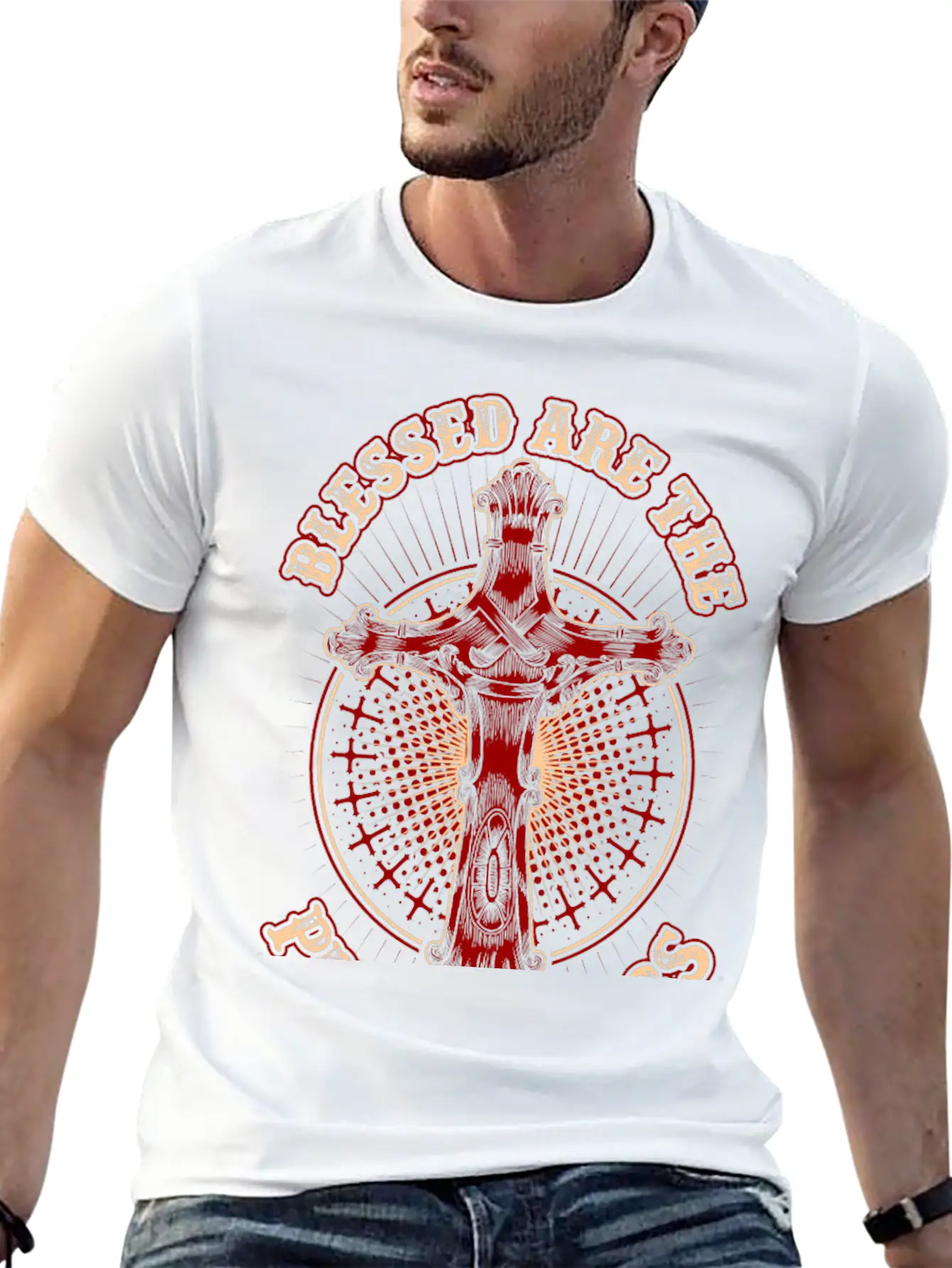 Blessed Are The Peacemakers Essential Cotton Tee For Daily Outfits ¨C Unisex Style