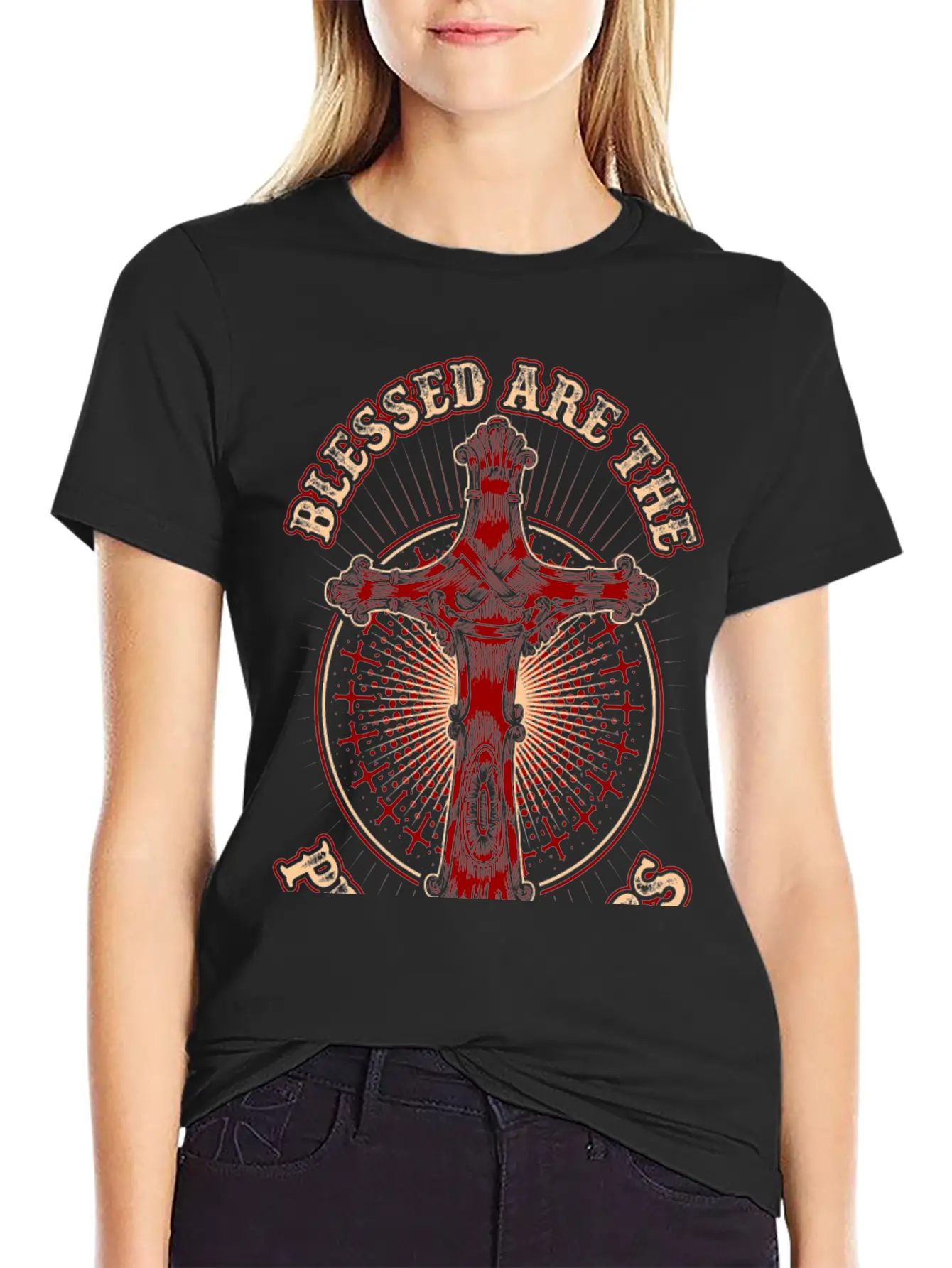 Blessed Are The Peacemakers Essential Cotton Tee For Daily Outfits ¨C Unisex Style