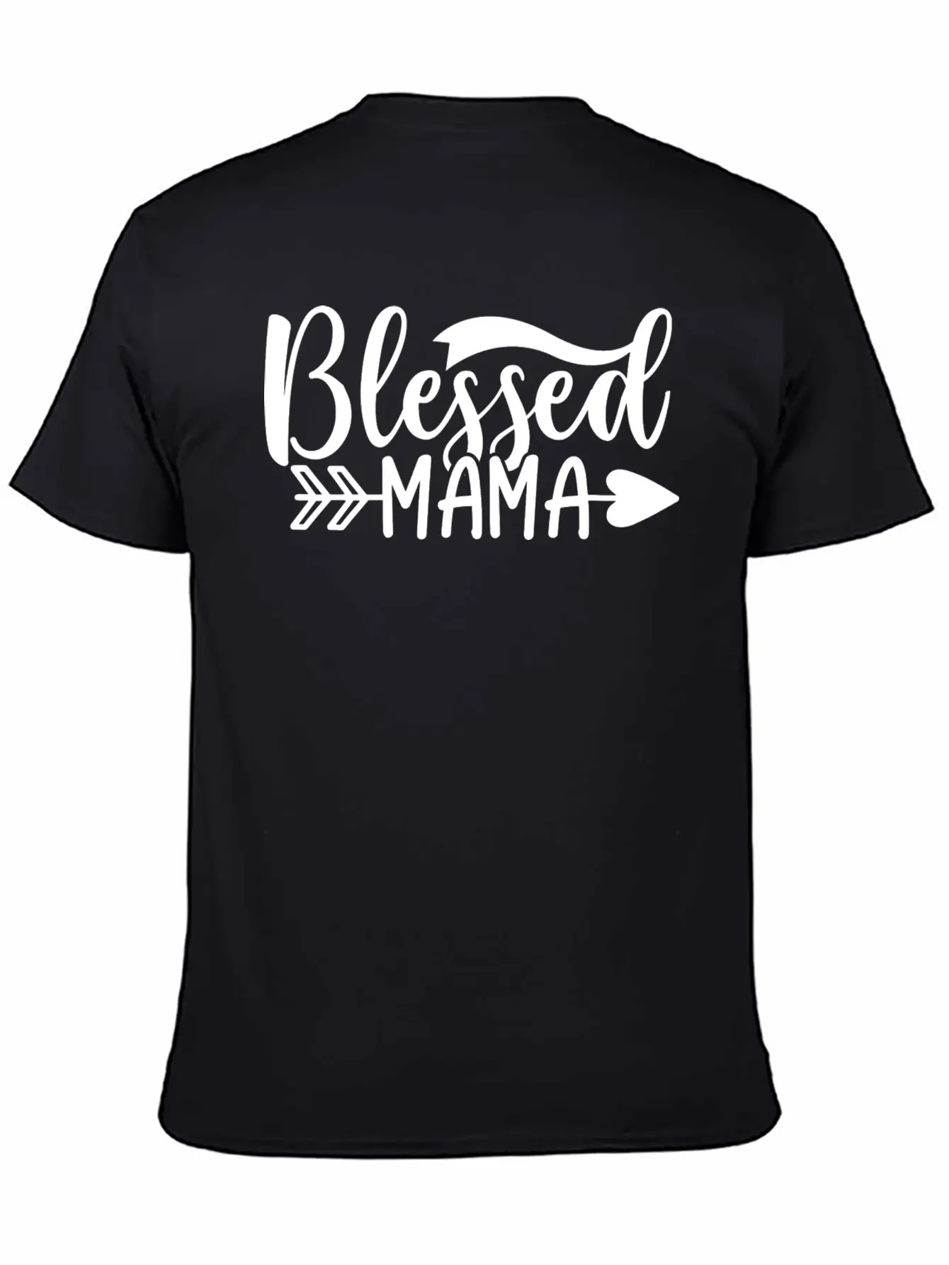Blessed Mama Basic Graphic T-Shirt ¨C Daily Comfort In Soft Cotton