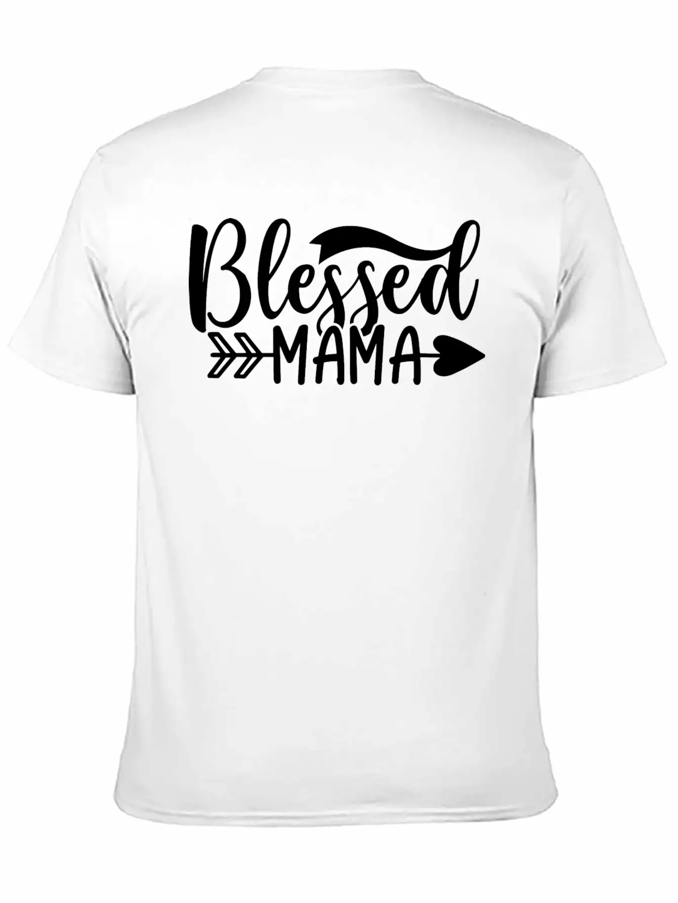 Blessed Mama Basic Graphic T-Shirt ¨C Daily Comfort In Soft Cotton