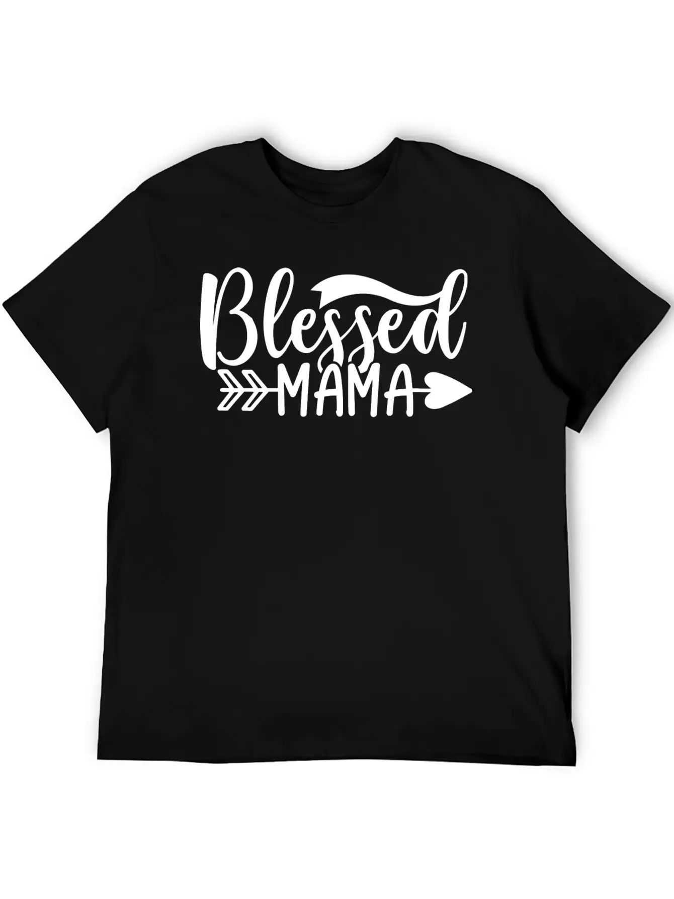 Blessed Mama Basic Graphic T-Shirt ¨C Daily Comfort In Soft Cotton