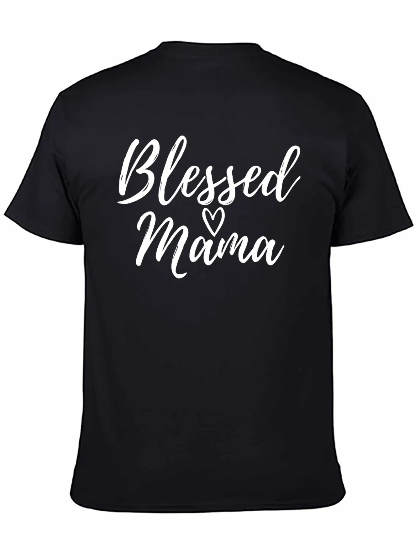 Blessed Mama White Essential Cotton Tee For Daily Outfits ¨C Unisex Style
