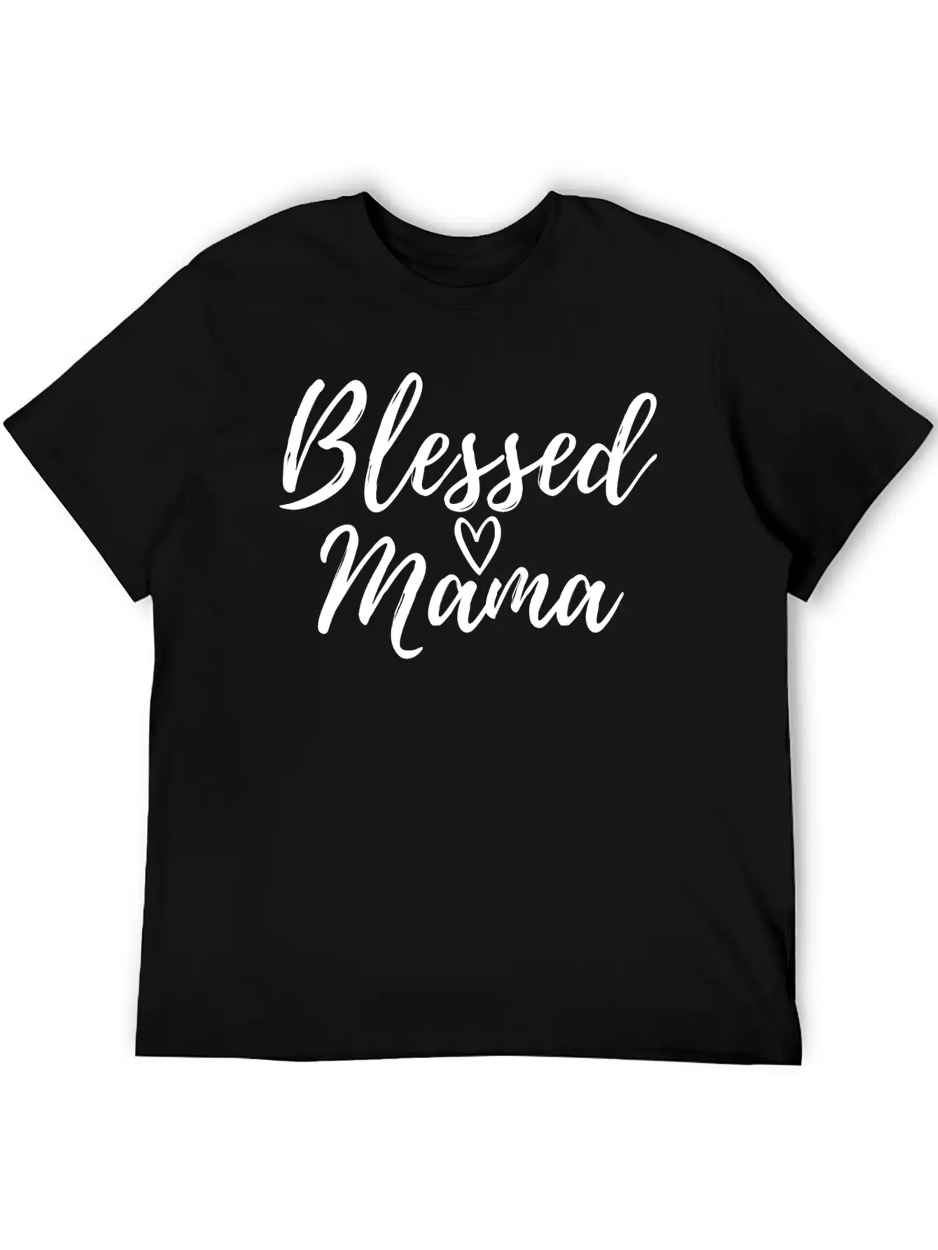 Blessed Mama White Essential Cotton Tee For Daily Outfits ¨C Unisex Style