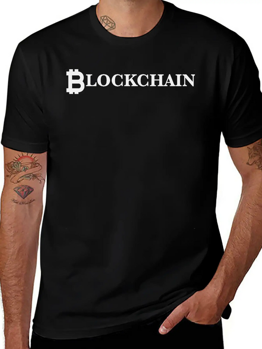 Blockchain Basic Graphic T-Shirt ¨C Daily Comfort In Soft Cotton