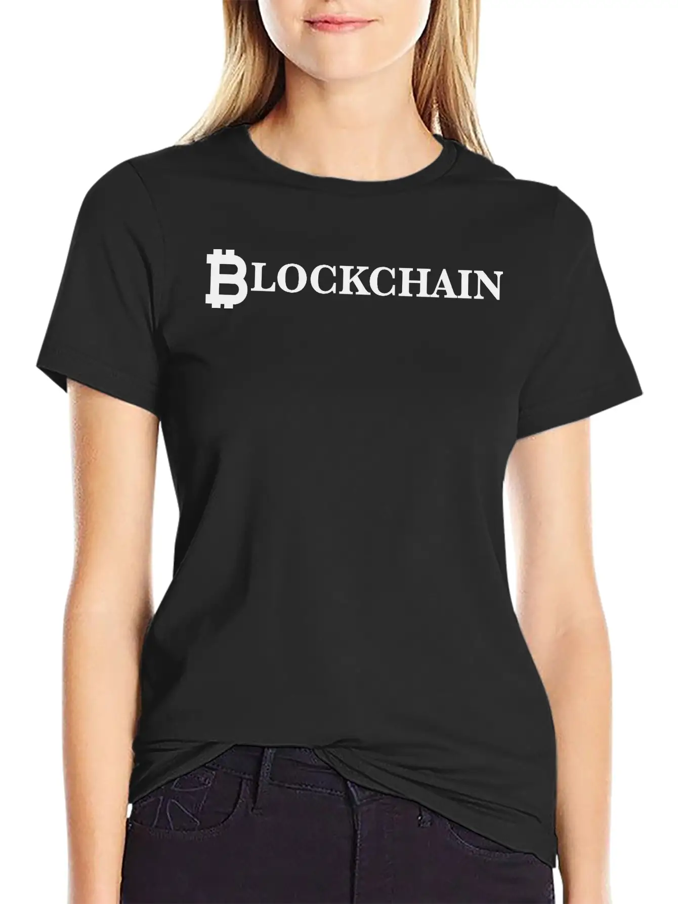 Blockchain Basic Graphic T-Shirt ¨C Daily Comfort In Soft Cotton