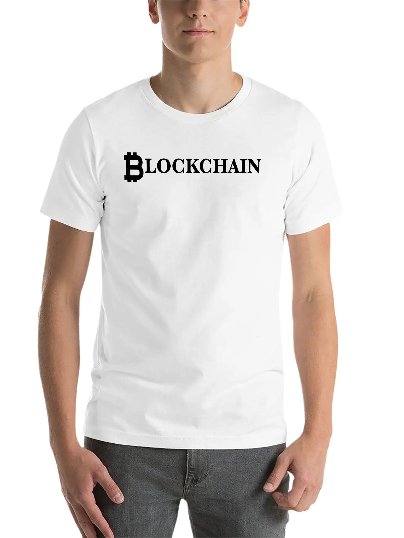 Blockchain Basic Graphic T-Shirt ¨C Daily Comfort In Soft Cotton