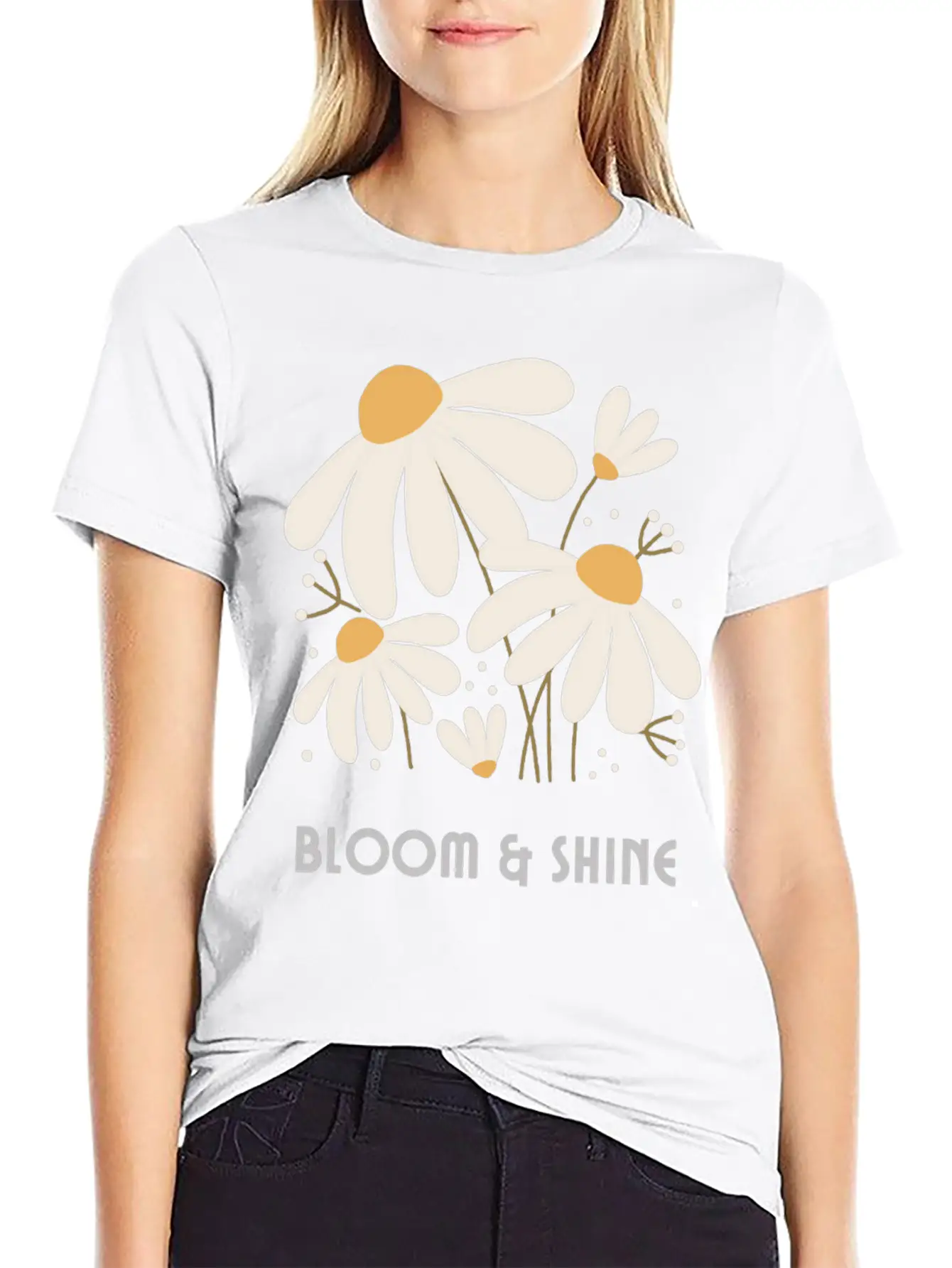 Bloom And Shine Soft Cotton Short Sleeve Tee ¨C Unisex Wardrobe Staple