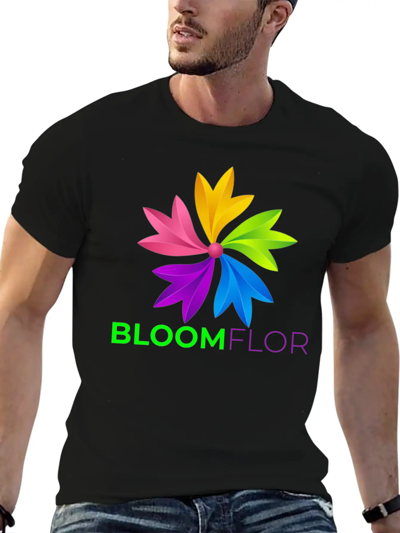 Bloom Flor Basic Graphic T-Shirt ¨C Daily Comfort In Soft Cotton