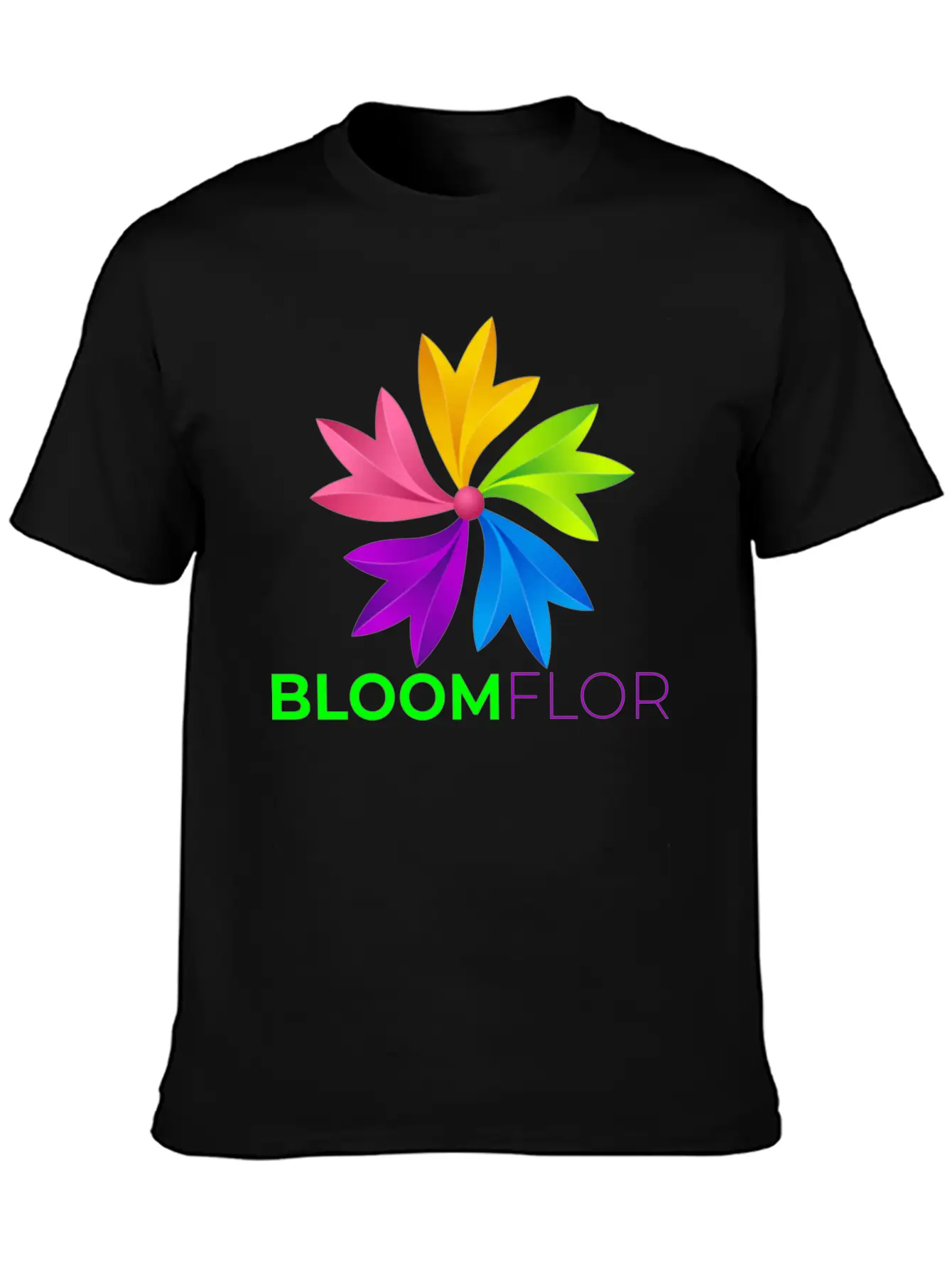 Bloom Flor Basic Graphic T-Shirt ¨C Daily Comfort In Soft Cotton