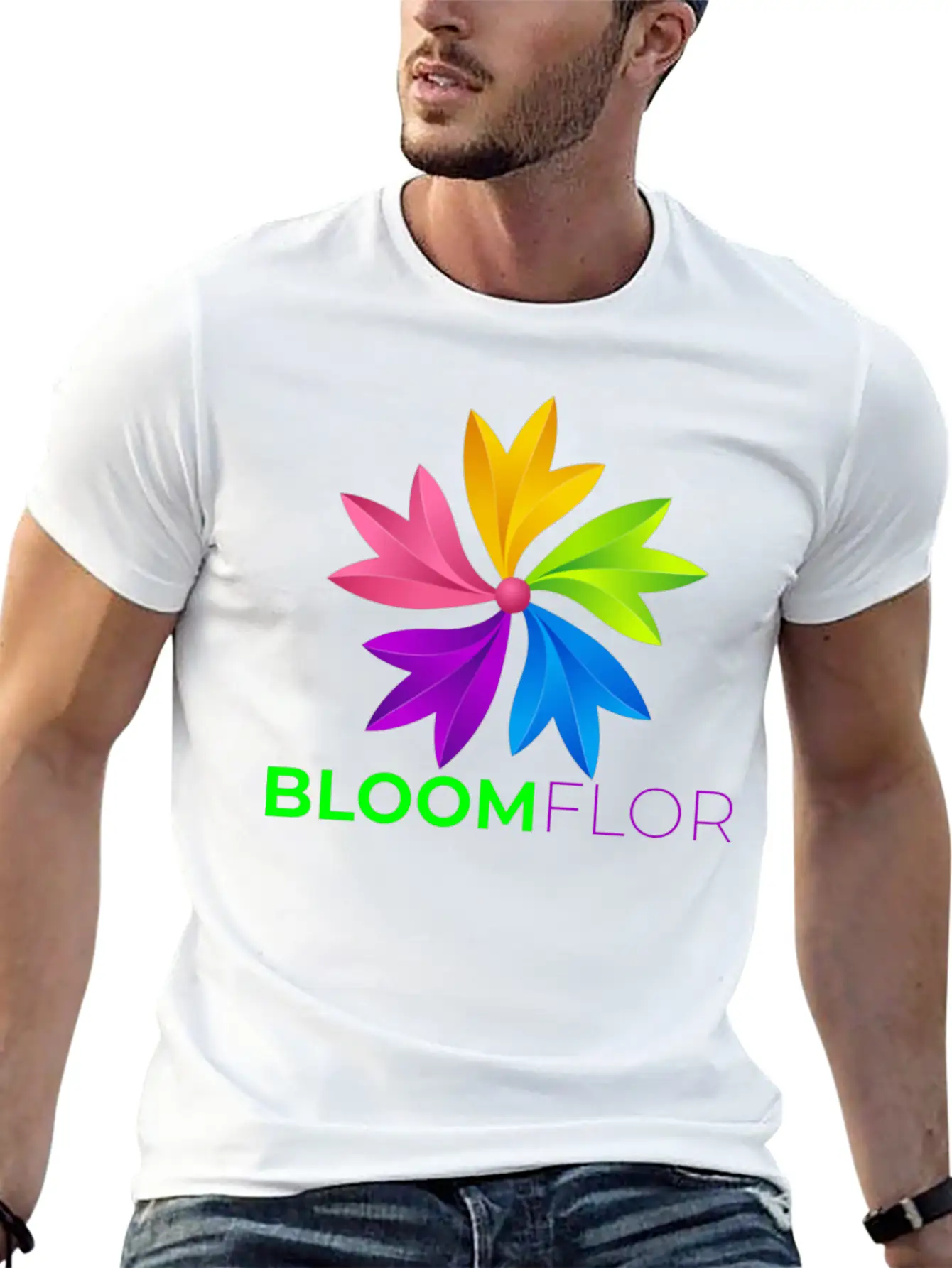 Bloom Flor Basic Graphic T-Shirt ¨C Daily Comfort In Soft Cotton