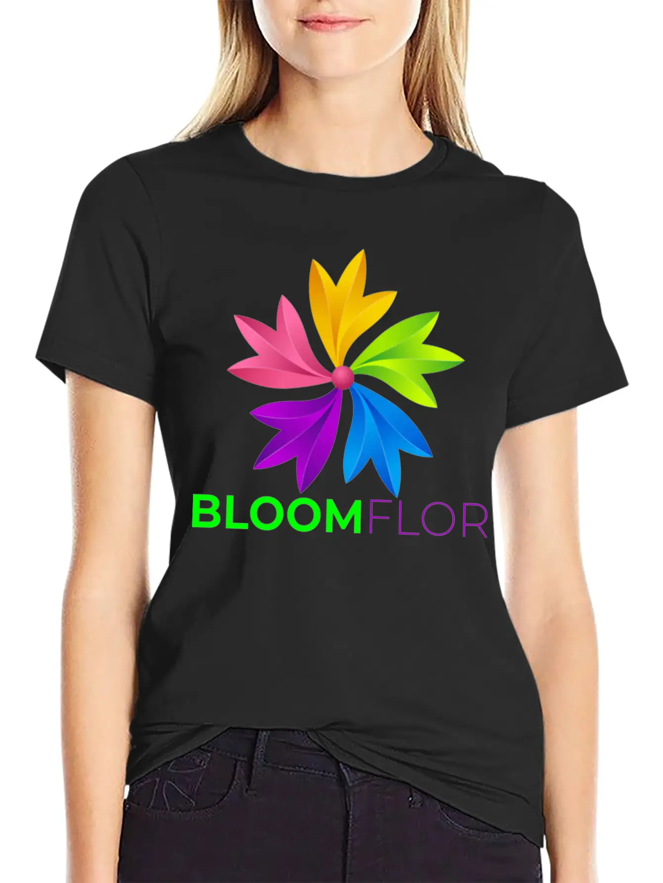 Bloom Flor Basic Graphic T-Shirt ¨C Daily Comfort In Soft Cotton