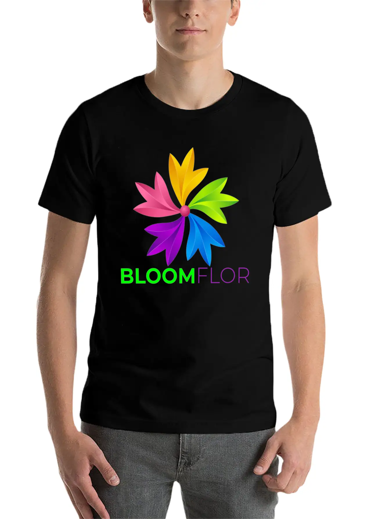 Bloom Flor Basic Graphic T-Shirt ¨C Daily Comfort In Soft Cotton