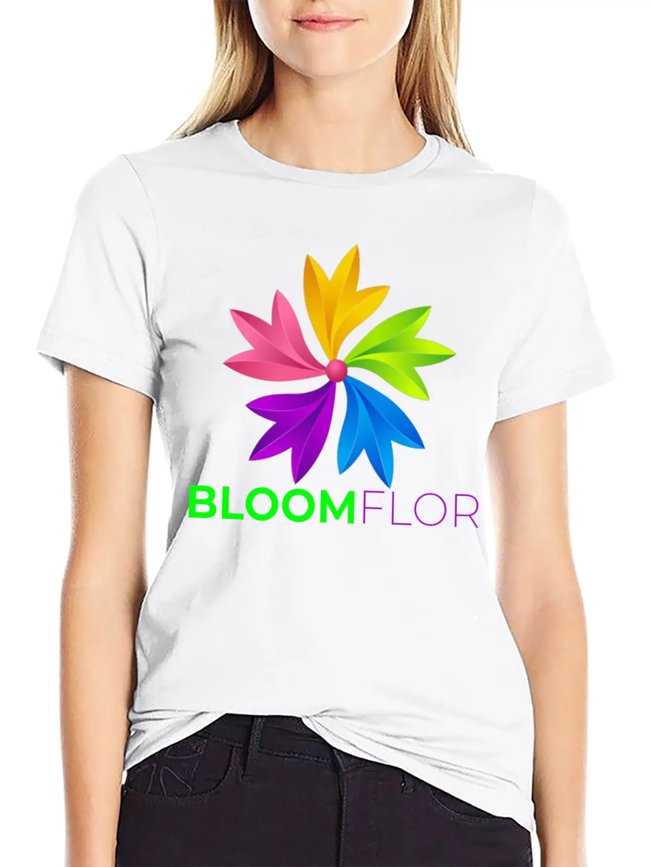 Bloom Flor Basic Graphic T-Shirt ¨C Daily Comfort In Soft Cotton