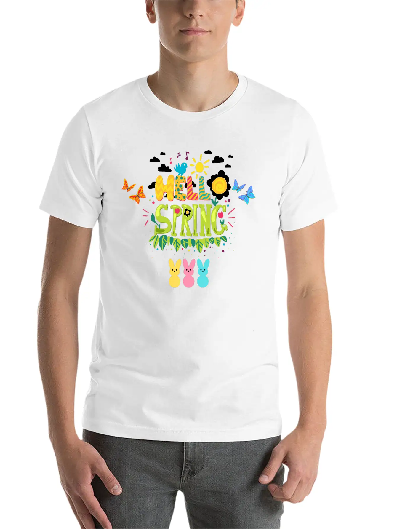Blooming Balance Basic Graphic T-Shirt ¨C Daily Comfort In Soft Cotton