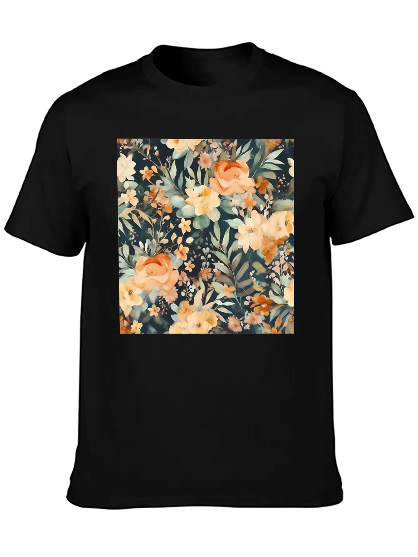 Blossom Whispers Soft Cotton Short Sleeve Tee ¨C Unisex Wardrobe Staple