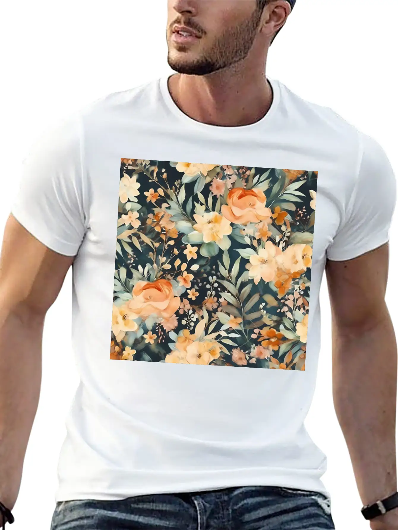 Blossom Whispers Soft Cotton Short Sleeve Tee ¨C Unisex Wardrobe Staple