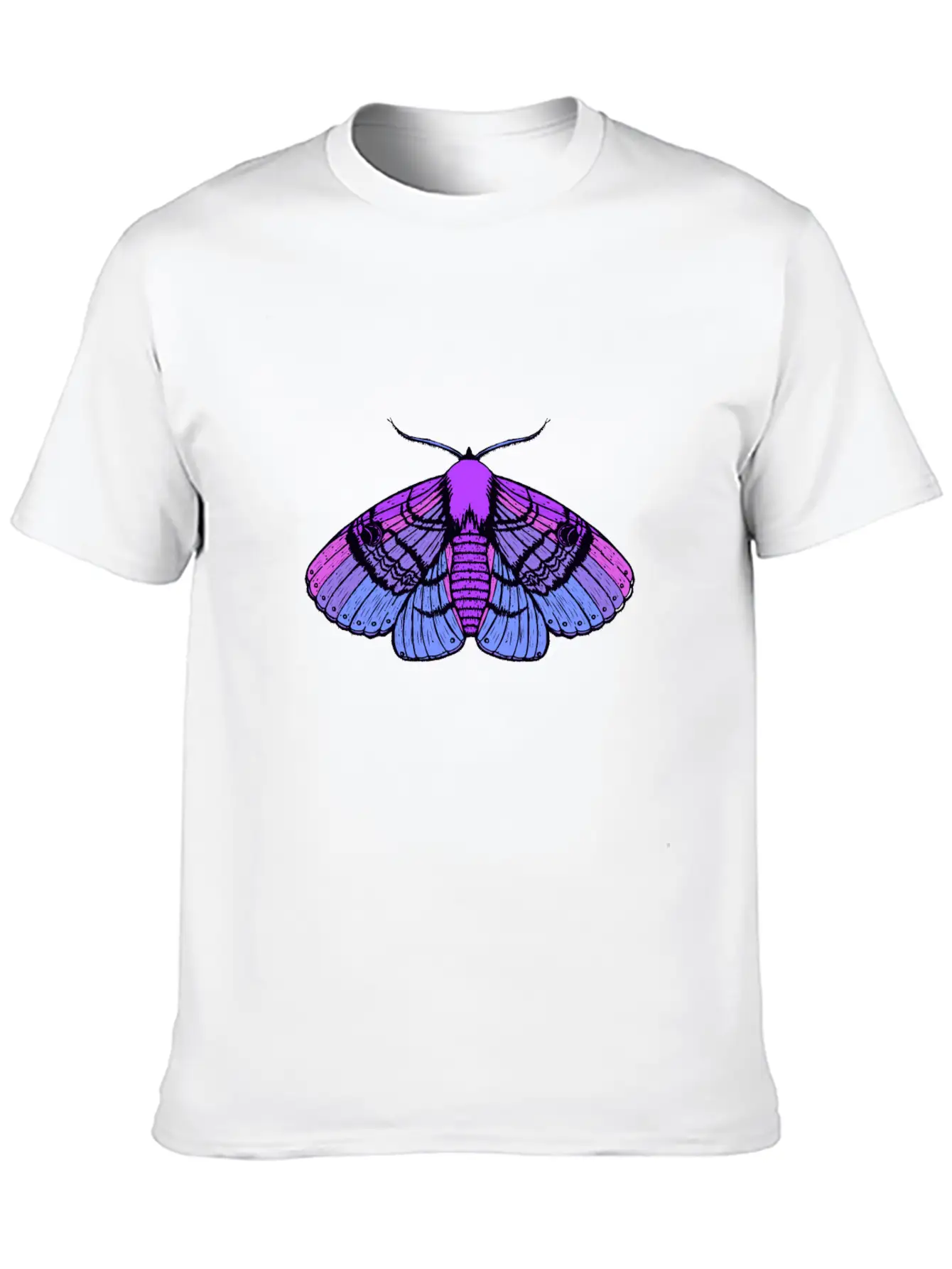 Blue Moth Basic Graphic T-Shirt ¨C Daily Comfort In Soft Cotton