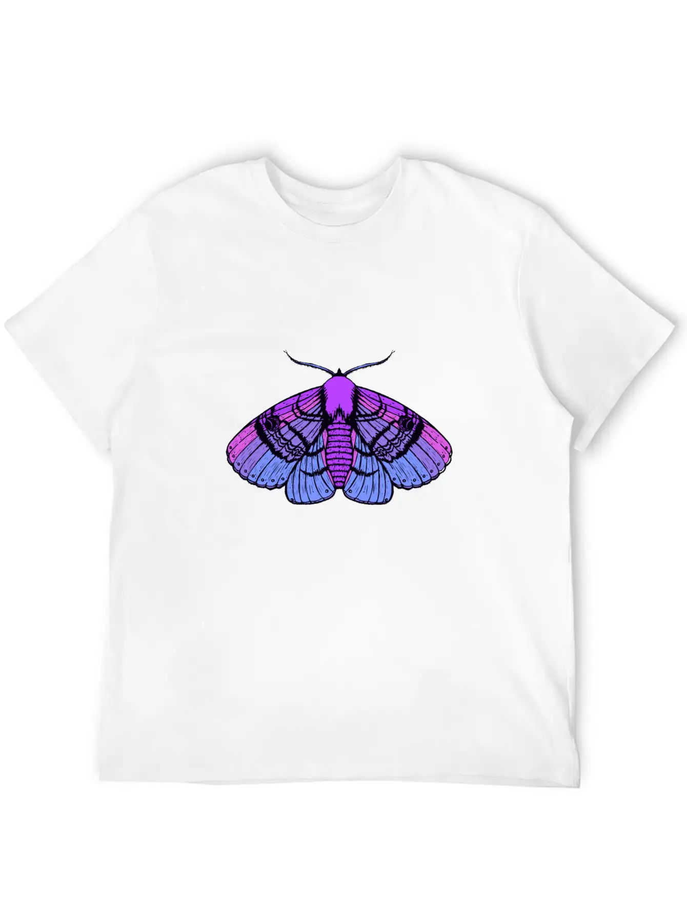 Blue Moth Basic Graphic T-Shirt ¨C Daily Comfort In Soft Cotton