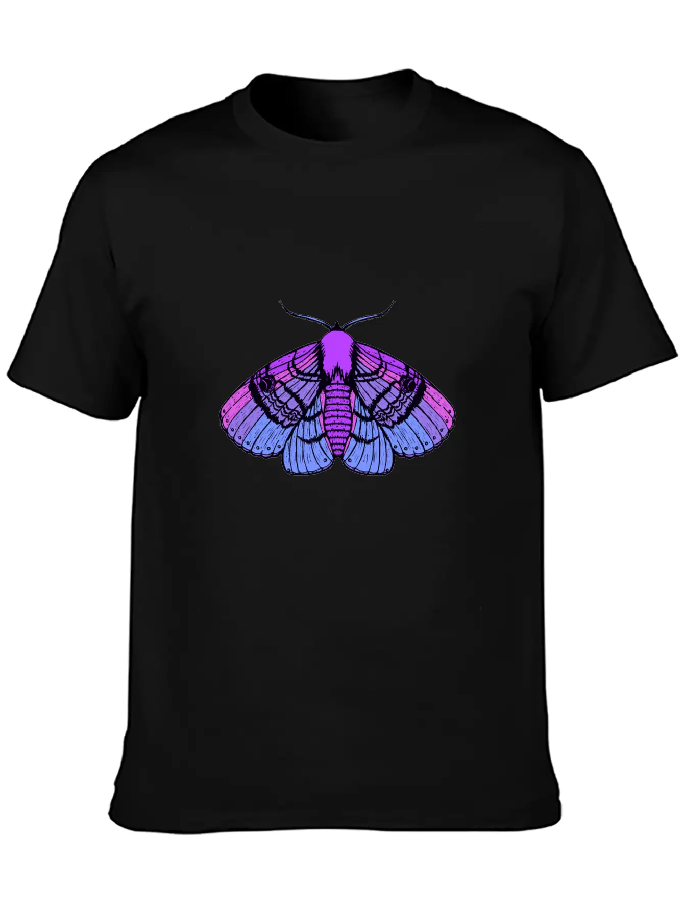 Blue Moth Basic Graphic T-Shirt ¨C Daily Comfort In Soft Cotton