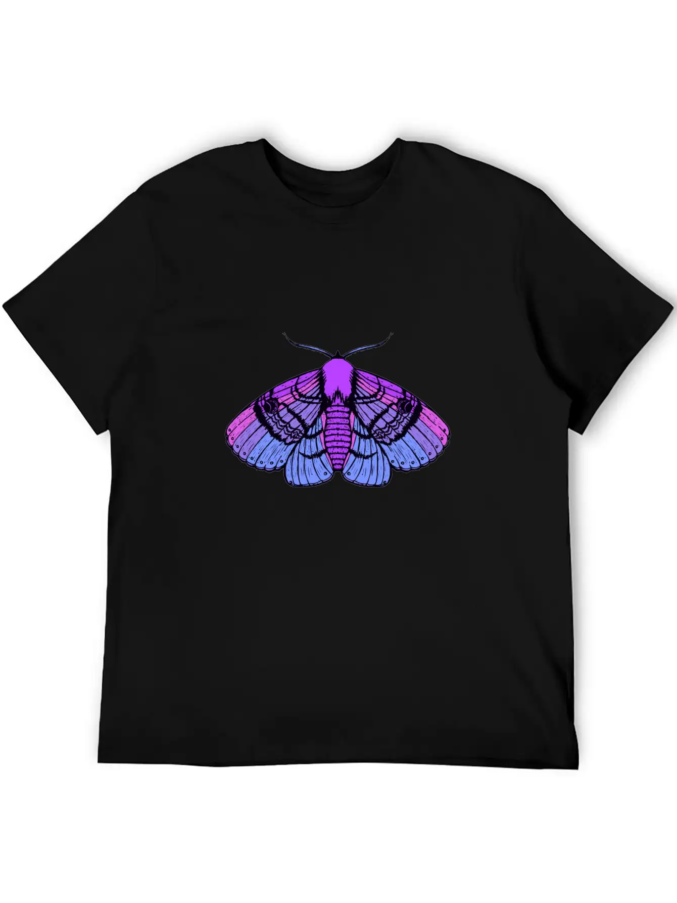 Blue Moth Basic Graphic T-Shirt ¨C Daily Comfort In Soft Cotton