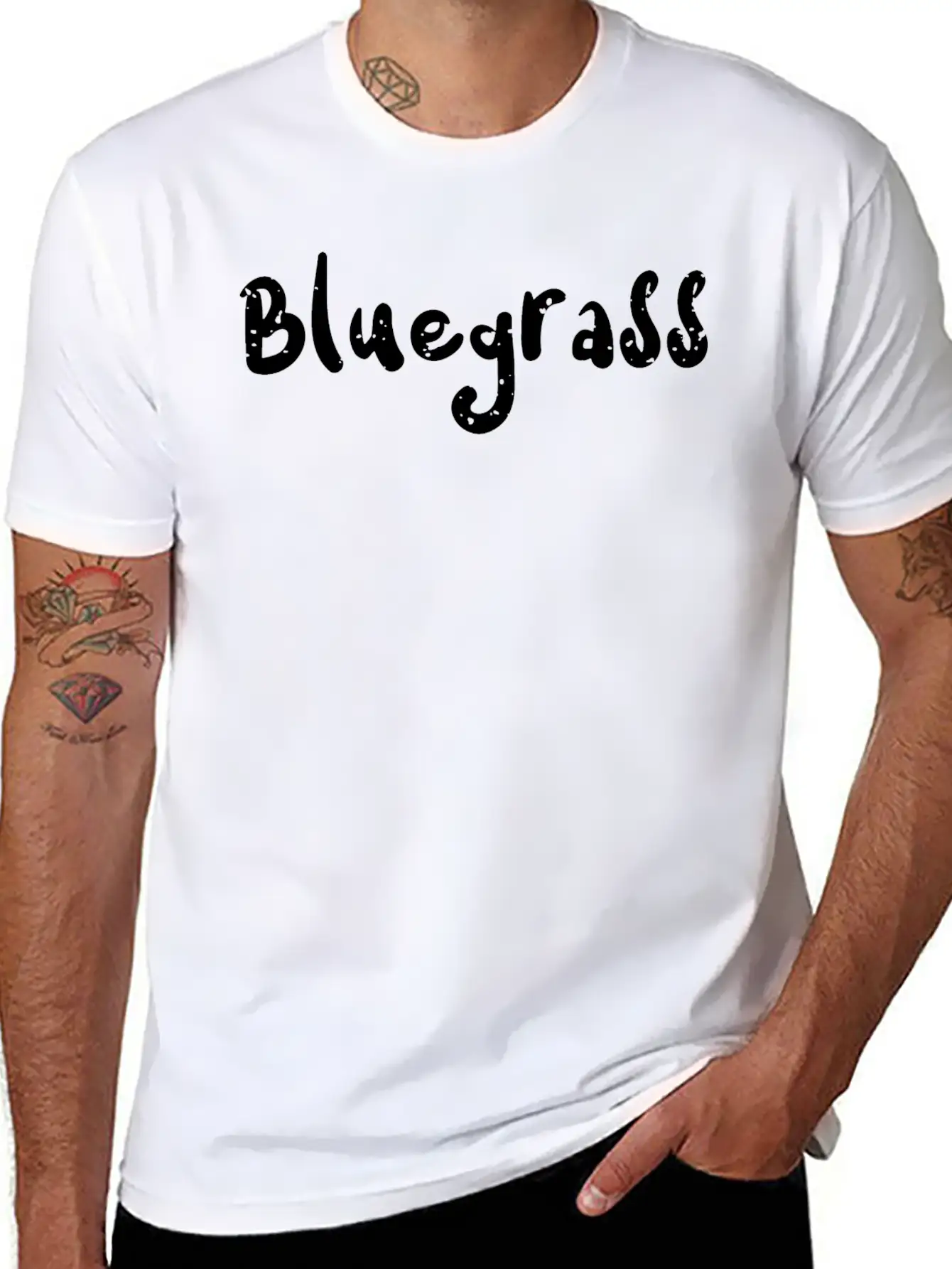 Bluegrass - Music Basic Graphic T-Shirt ¨C Daily Comfort In Soft Cotton