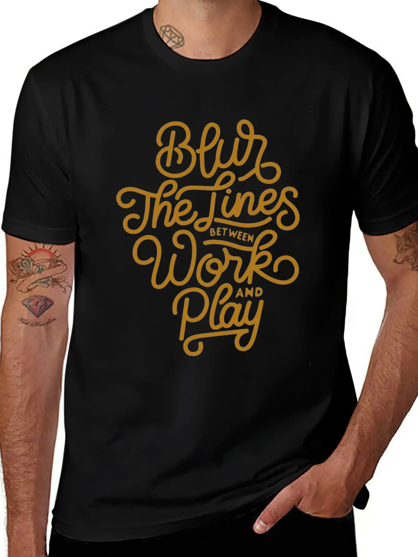 Blur The Lines Between Work And Play Soft Cotton Short Sleeve Tee ¨C Unisex Wardrobe Staple