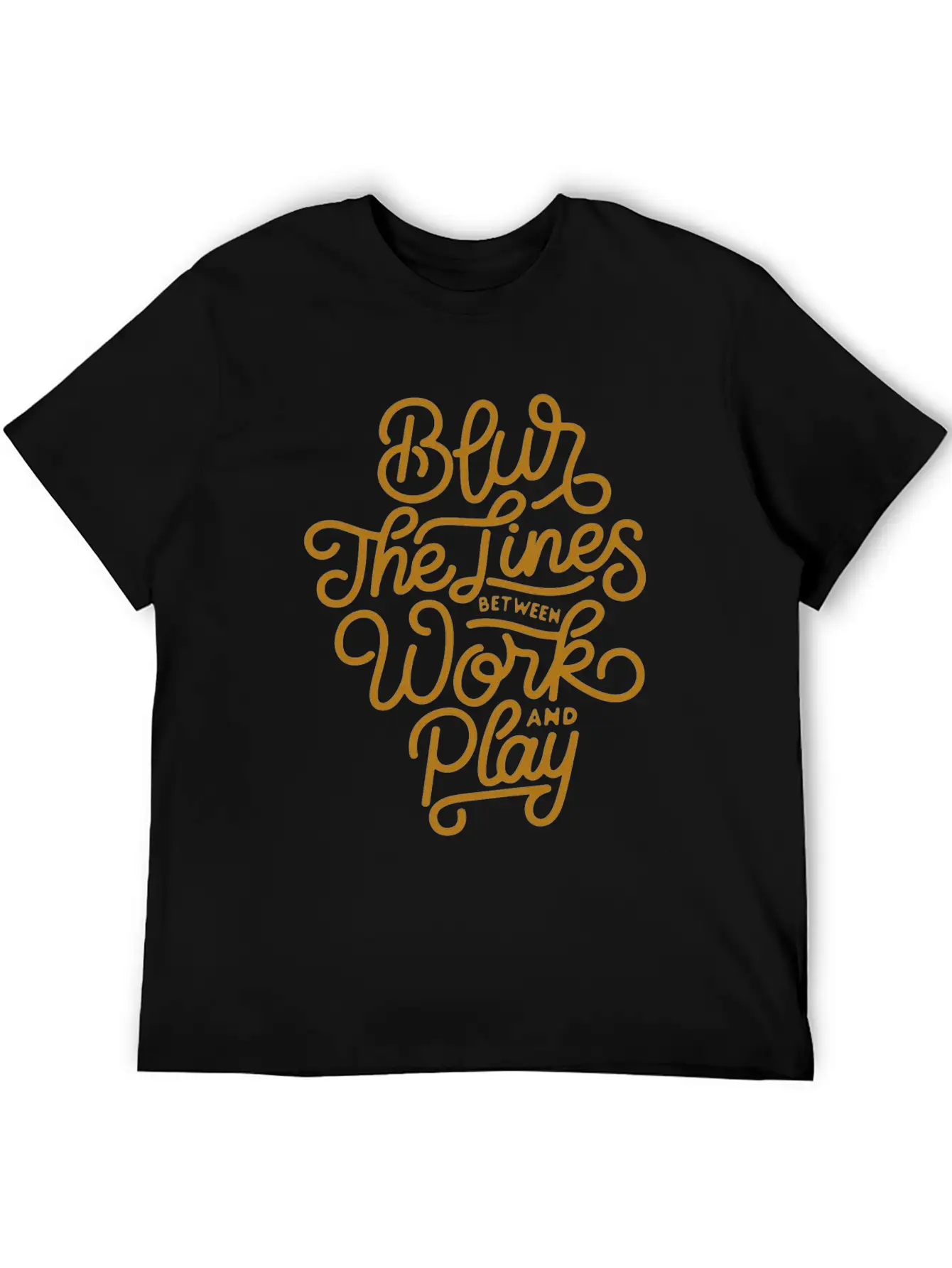 Blur The Lines Between Work And Play Soft Cotton Short Sleeve Tee ¨C Unisex Wardrobe Staple