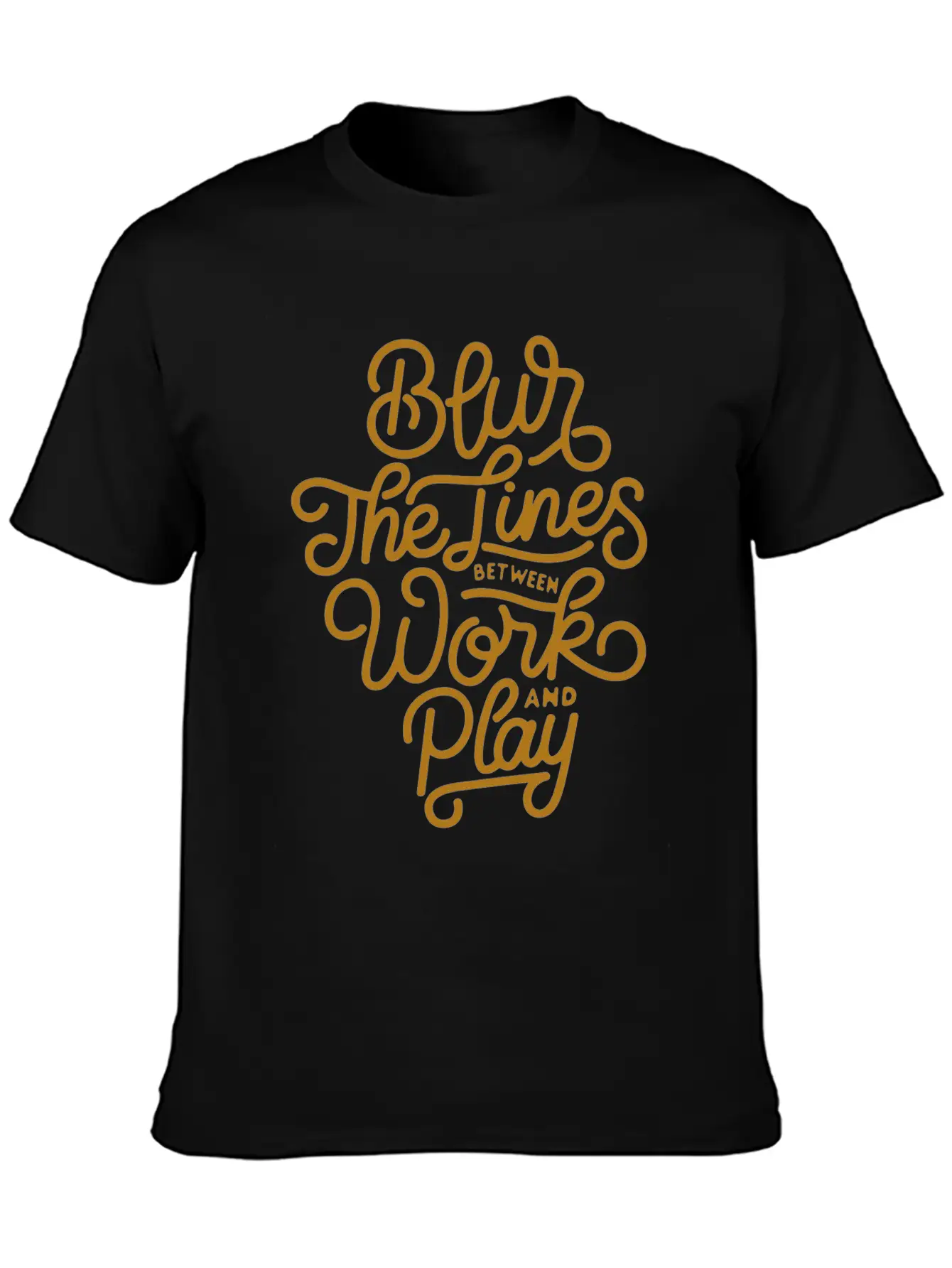 Blur The Lines Between Work And Play Soft Cotton Short Sleeve Tee ¨C Unisex Wardrobe Staple
