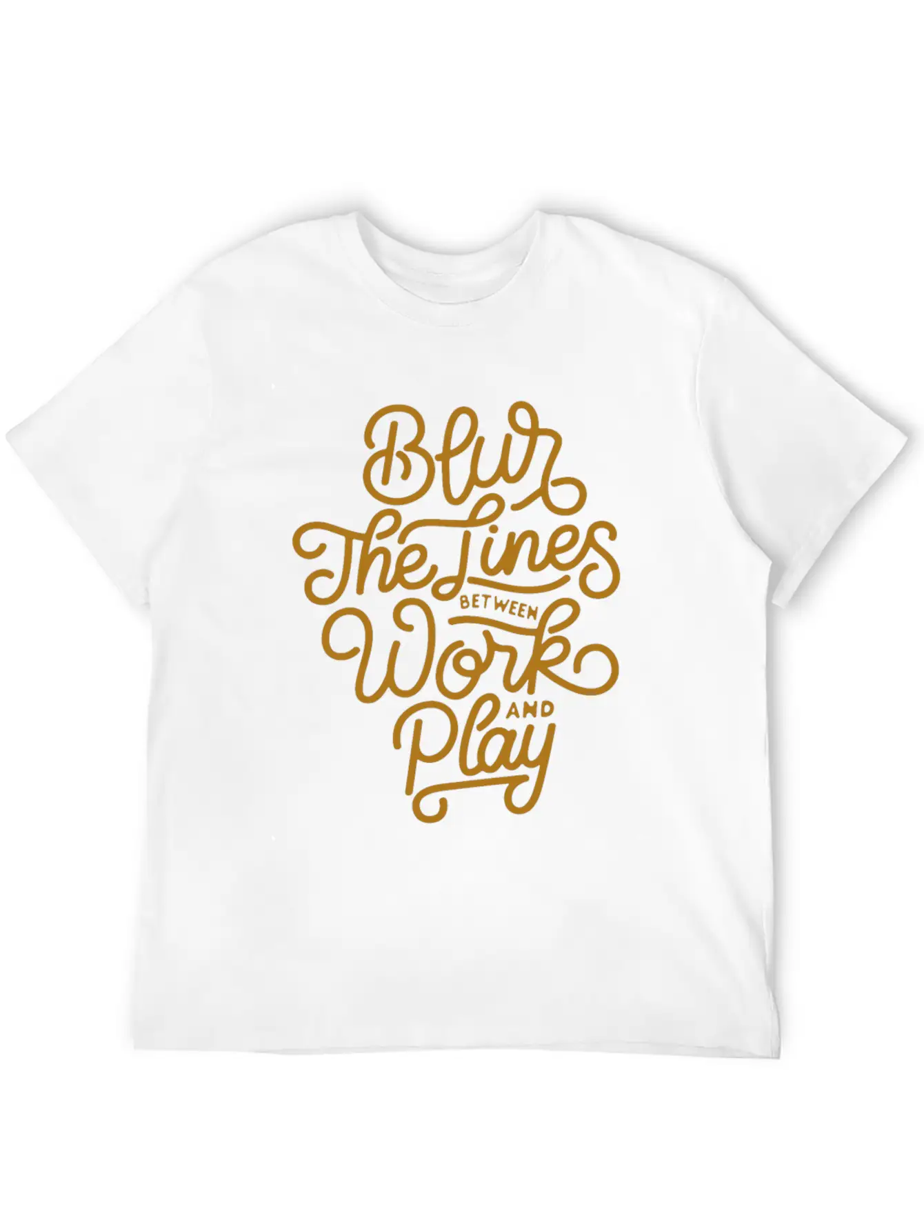 Blur The Lines Between Work And Play Soft Cotton Short Sleeve Tee ¨C Unisex Wardrobe Staple