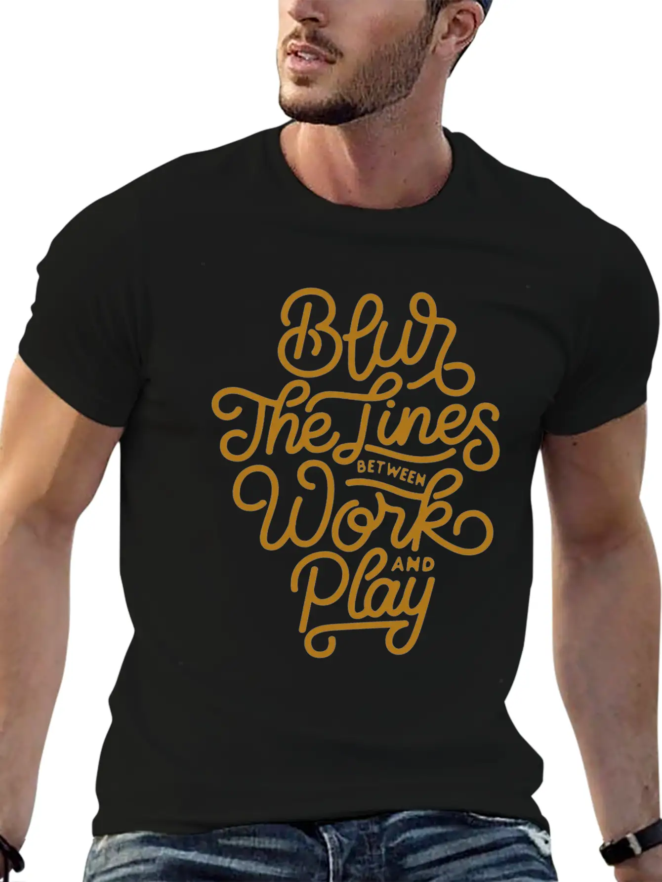 Blur The Lines Between Work And Play Soft Cotton Short Sleeve Tee ¨C Unisex Wardrobe Staple