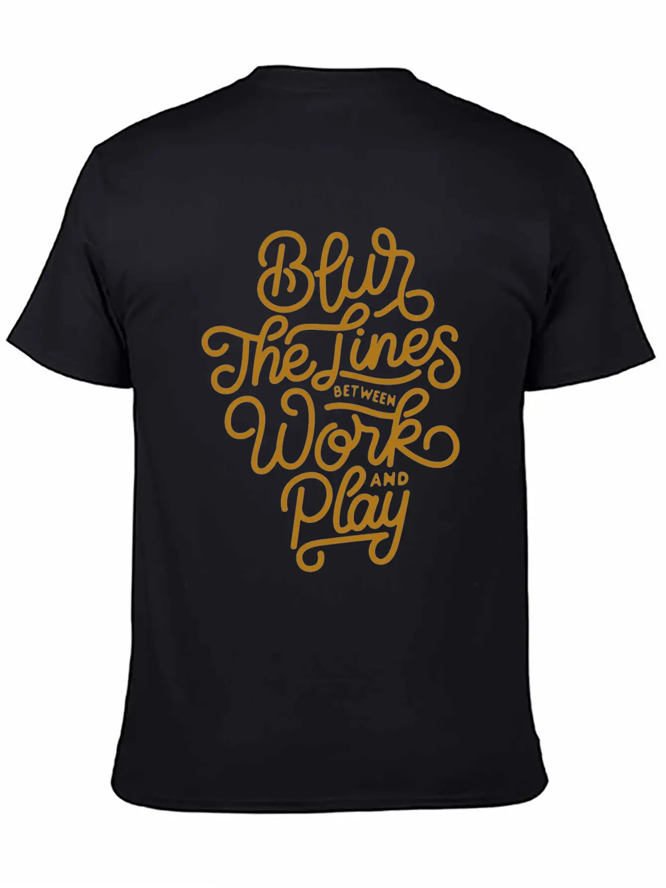 Blur The Lines Between Work And Play Soft Cotton Short Sleeve Tee ¨C Unisex Wardrobe Staple