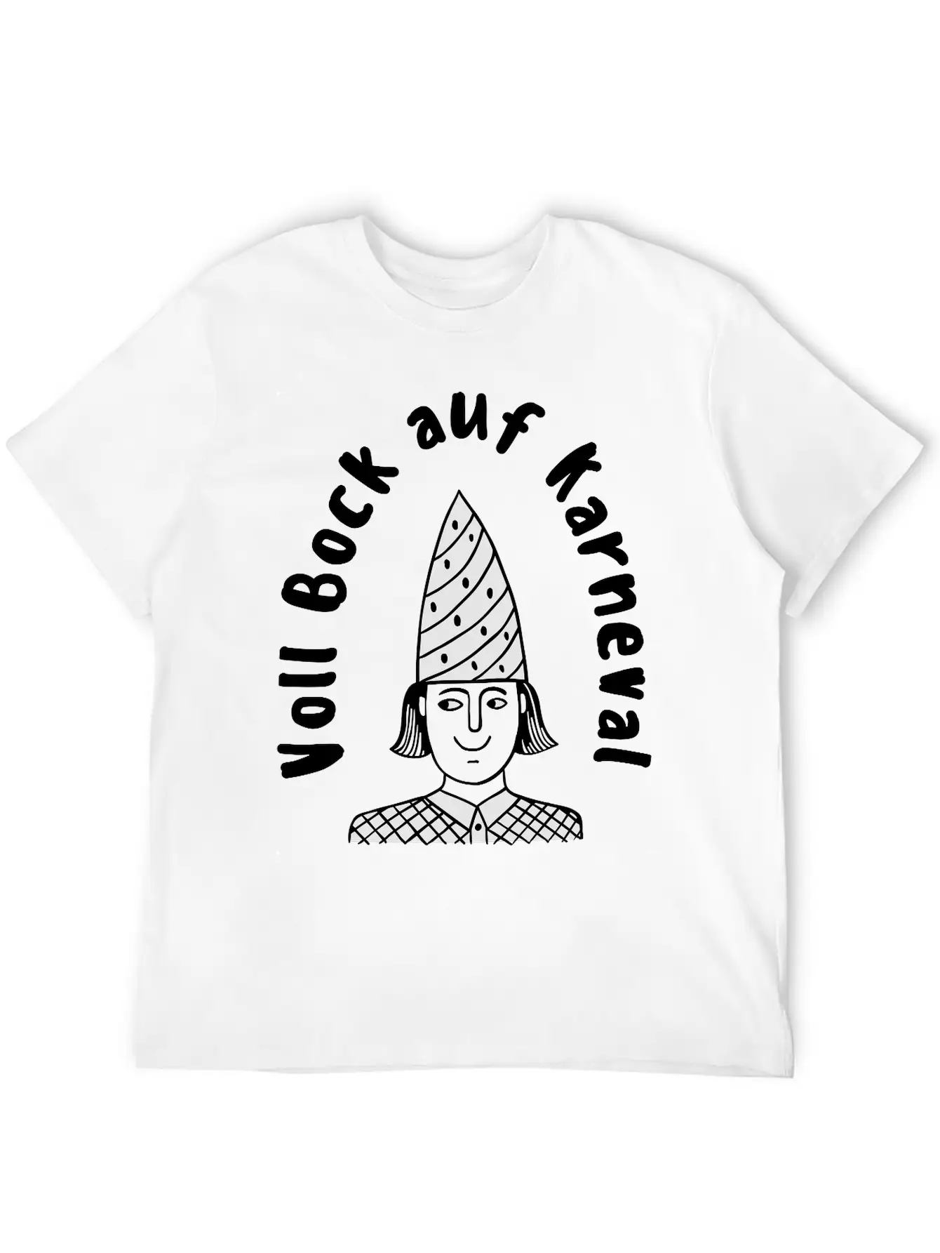 Bock Auf Karneval Basic Graphic T-Shirt ¨C Daily Comfort In Soft Cotton