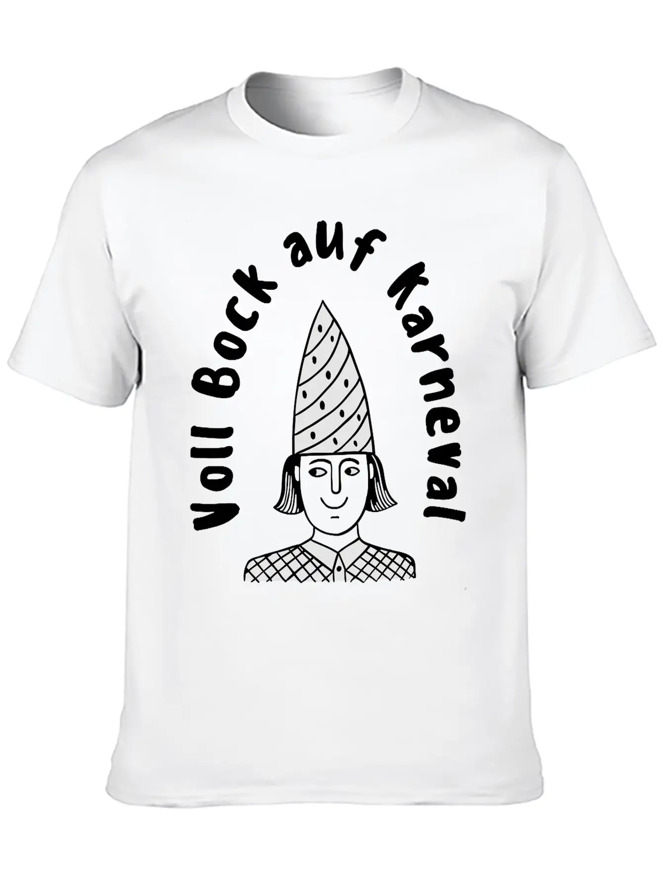 Bock Auf Karneval Basic Graphic T-Shirt ¨C Daily Comfort In Soft Cotton