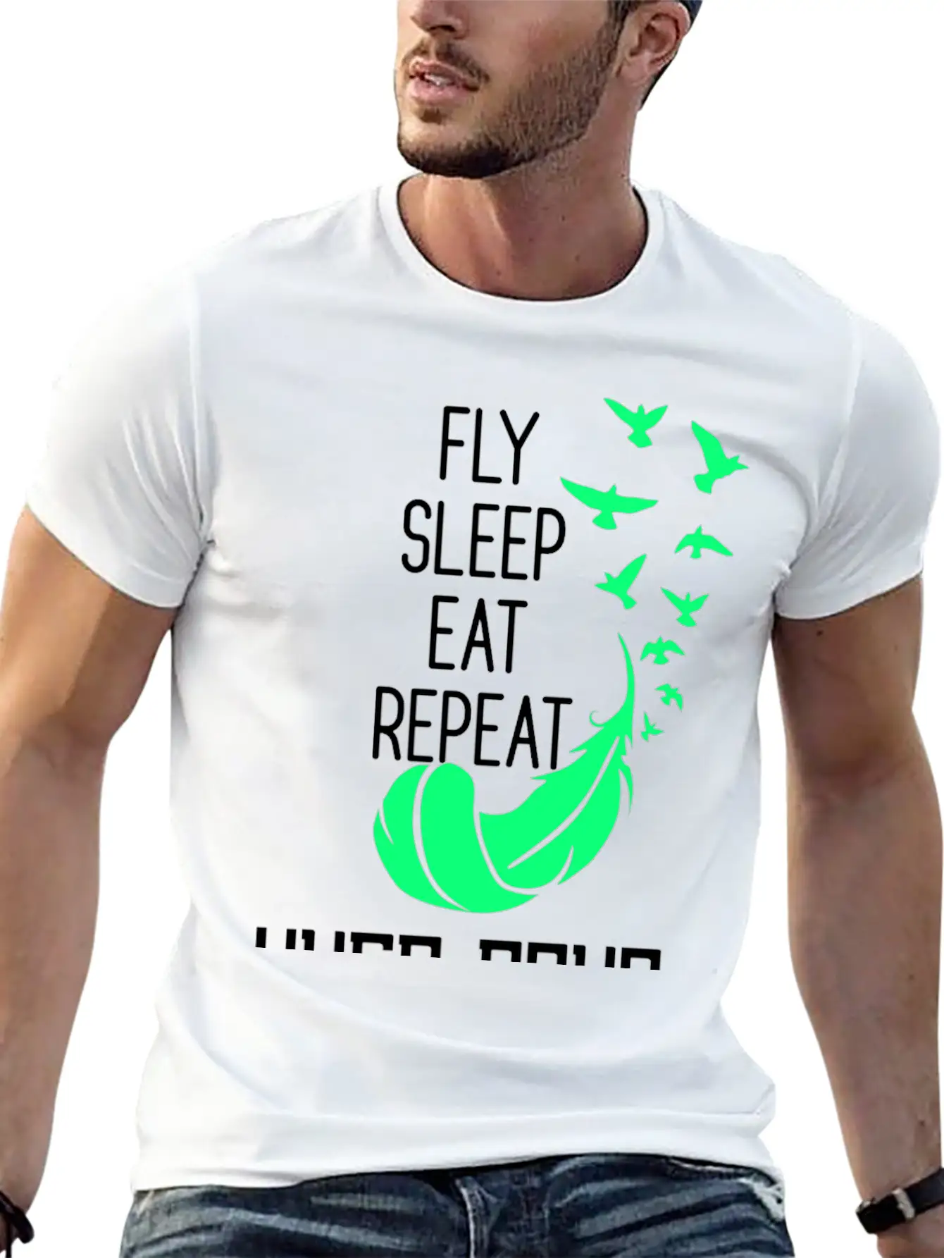 Boho Birds Bohemian Indians Nature Design Essential Cotton Tee For Daily Outfits ¨C Unisex Style