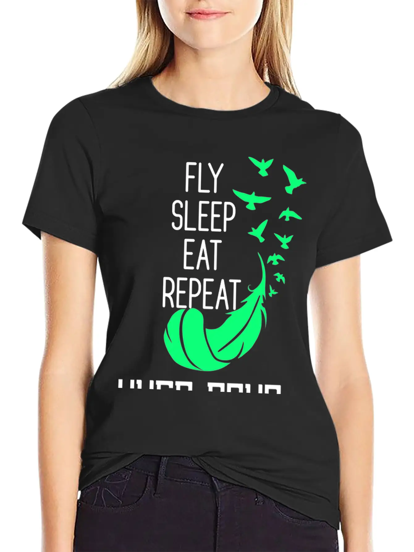 Boho Birds Bohemian Indians Nature Design Essential Cotton Tee For Daily Outfits ¨C Unisex Style