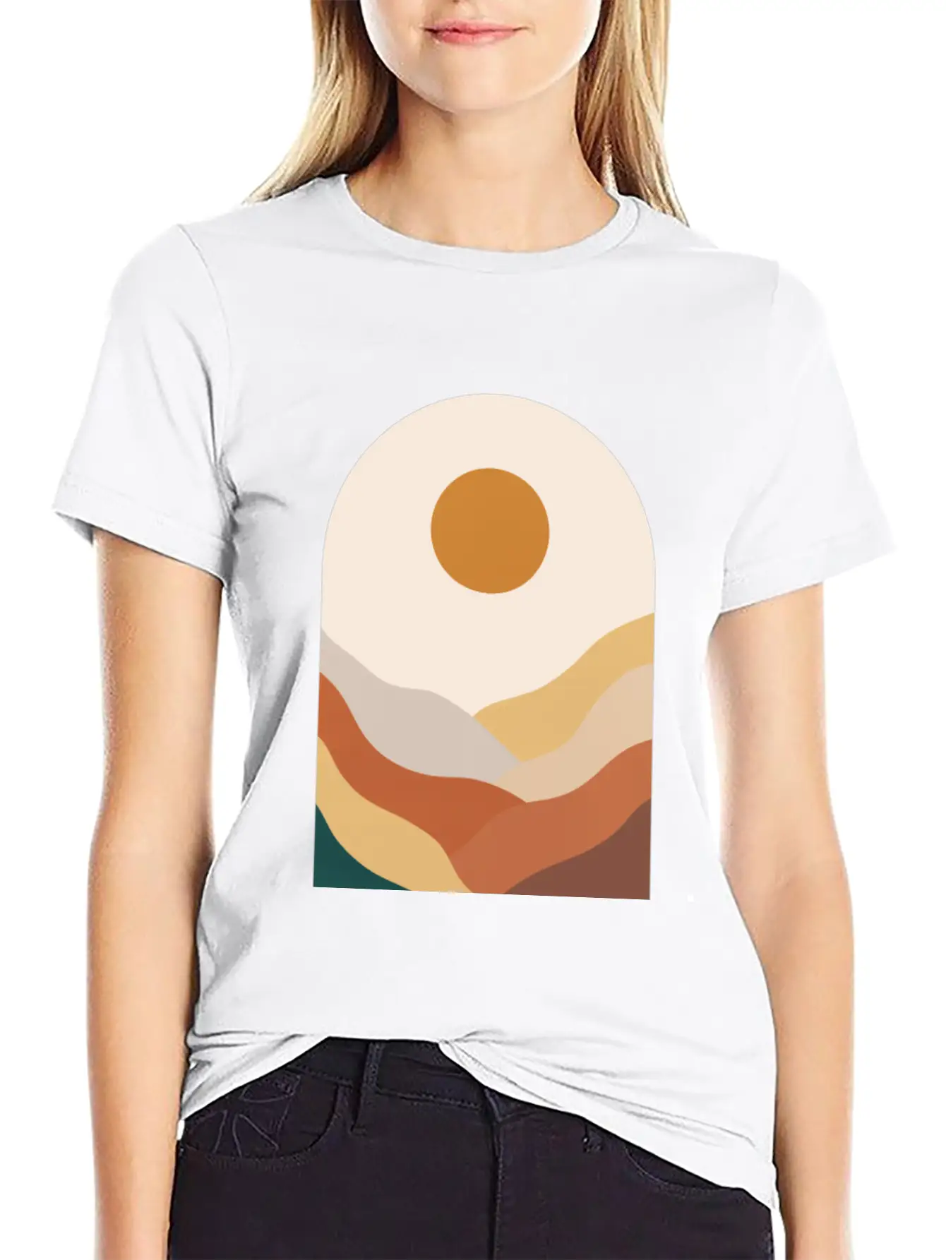 Boho Landscape 5 Soft Cotton Short Sleeve Tee ¨C Unisex Wardrobe Staple
