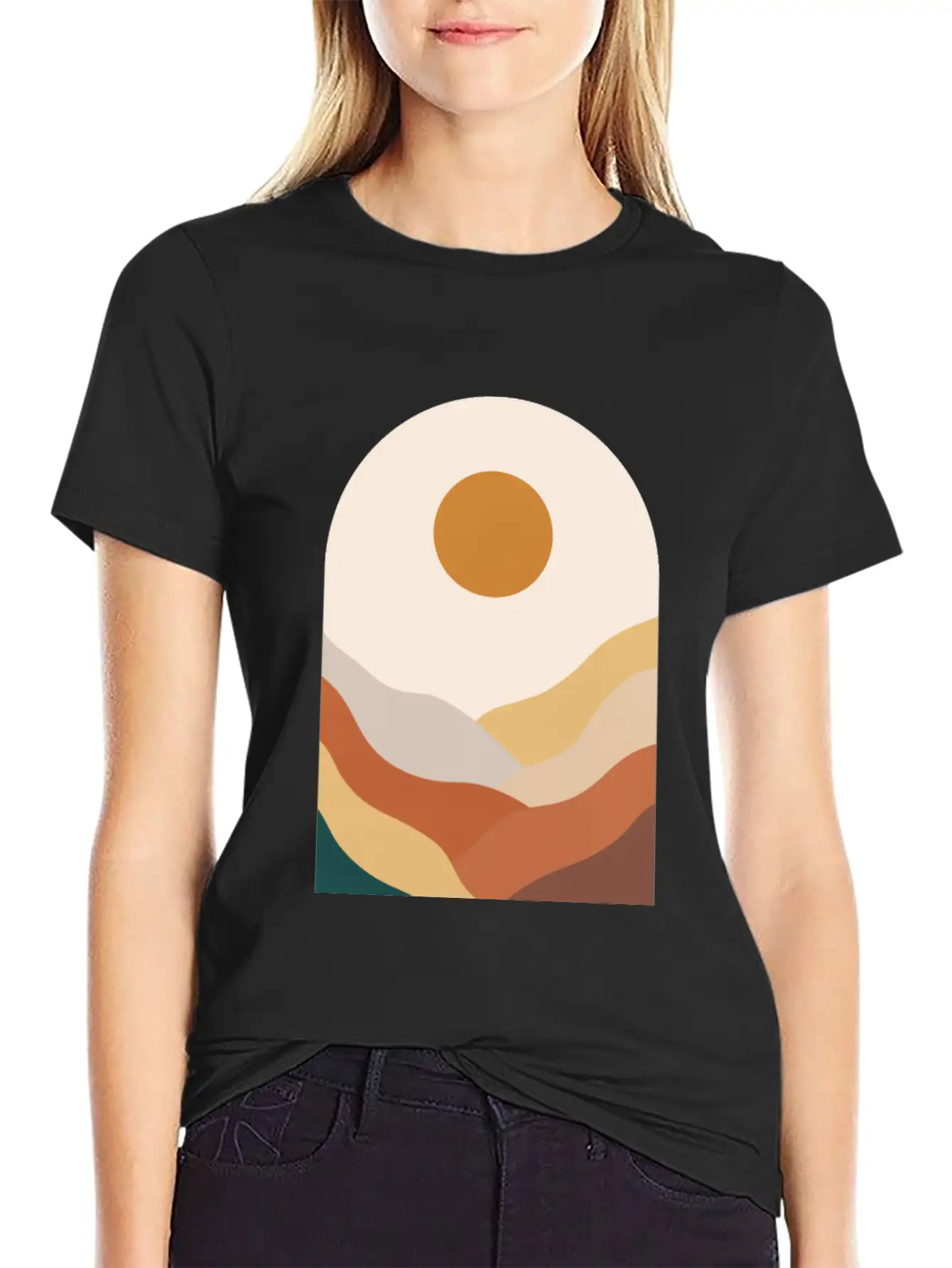 Boho Landscape 5 Soft Cotton Short Sleeve Tee ¨C Unisex Wardrobe Staple