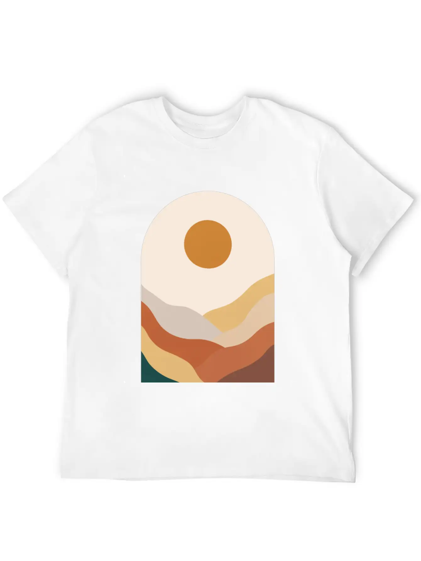 Boho Landscape 5 Soft Cotton Short Sleeve Tee ¨C Unisex Wardrobe Staple
