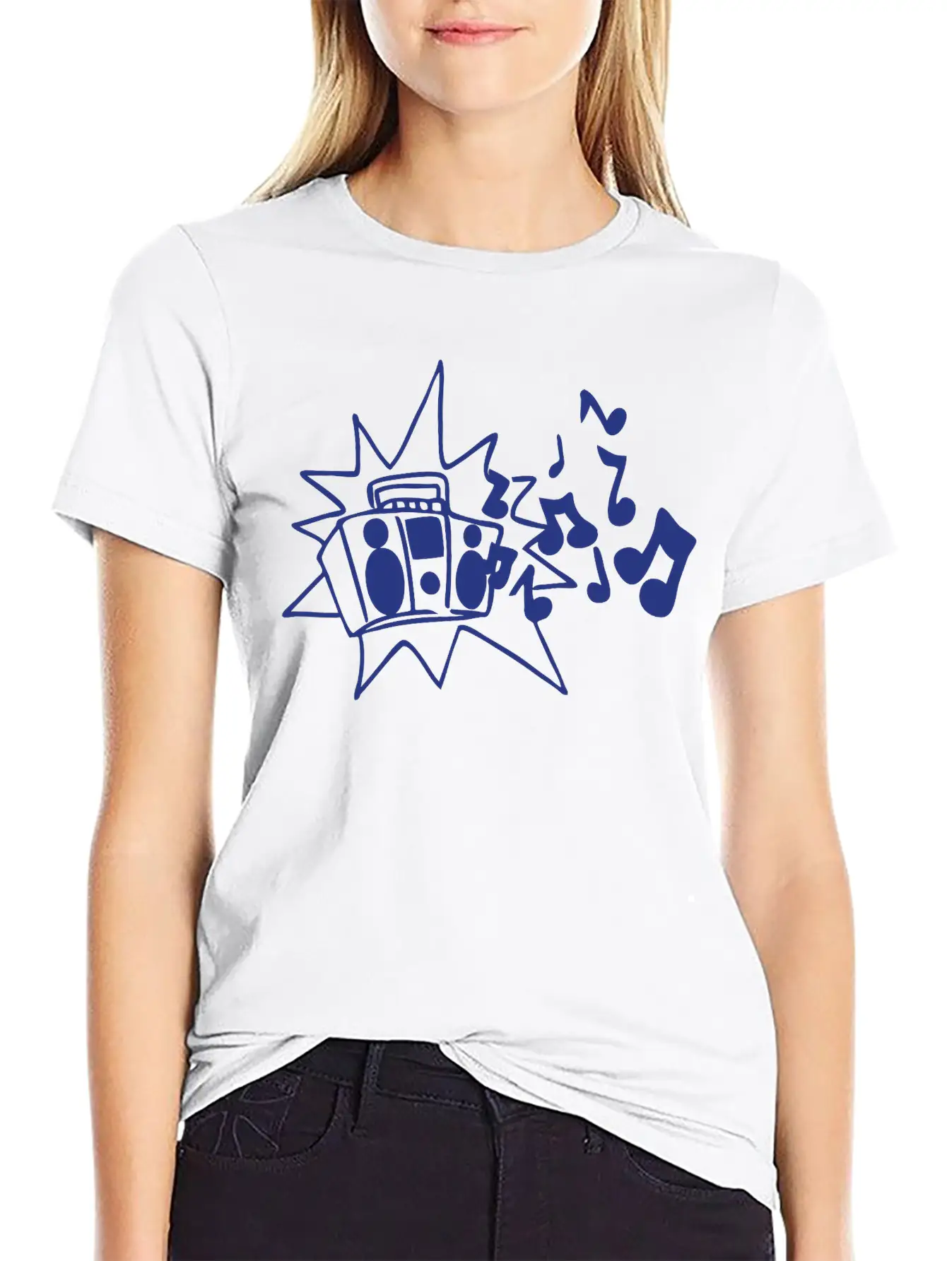 Boombox Essential Cotton Tee For Daily Outfits ¨C Unisex Style