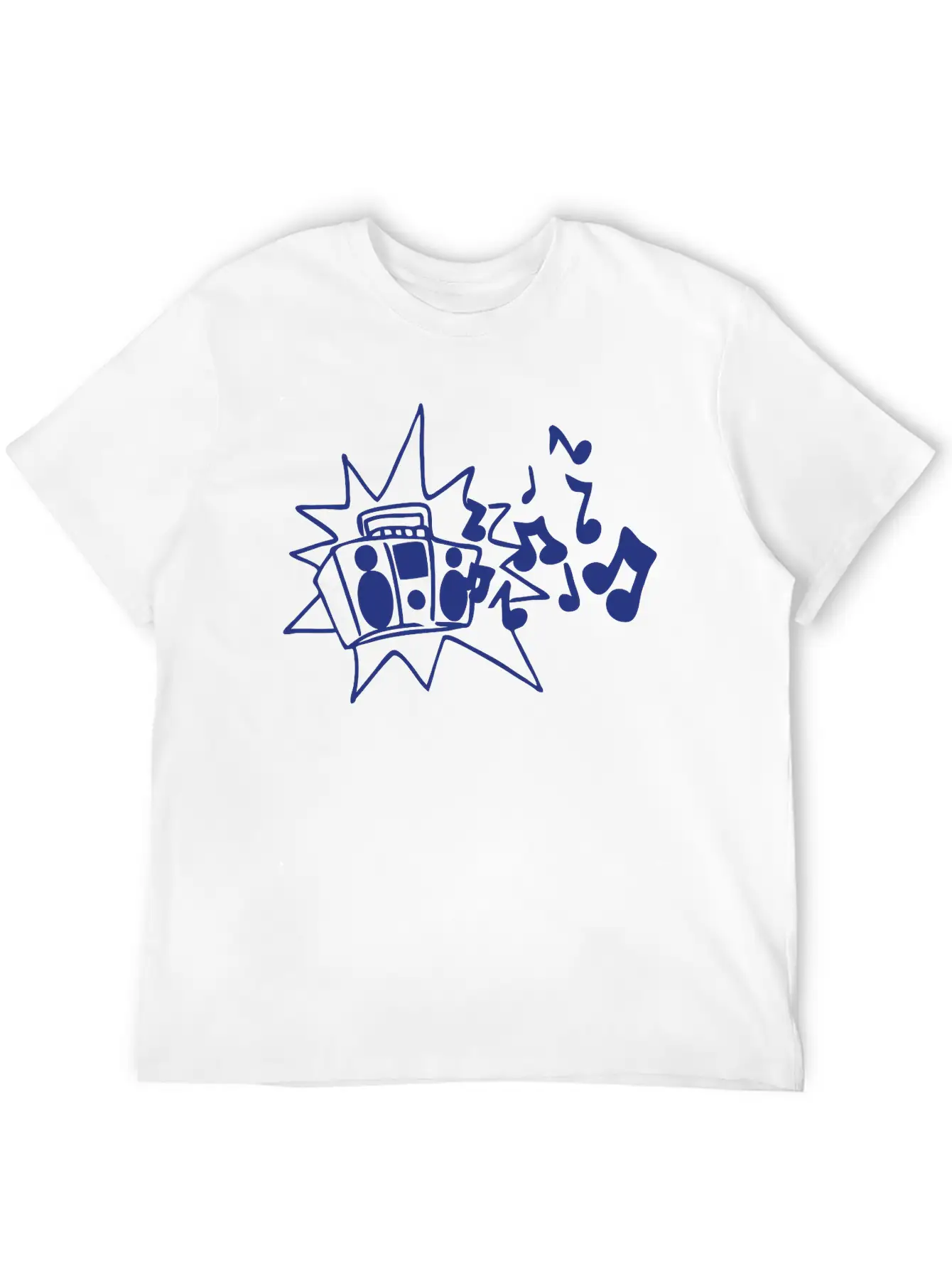 Boombox Essential Cotton Tee For Daily Outfits ¨C Unisex Style